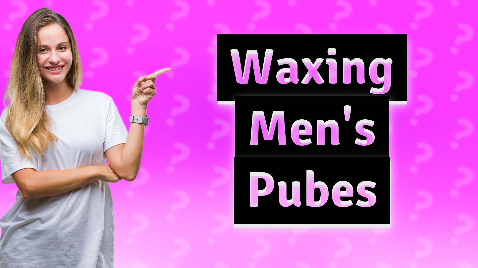 Waxing Men's Pubes