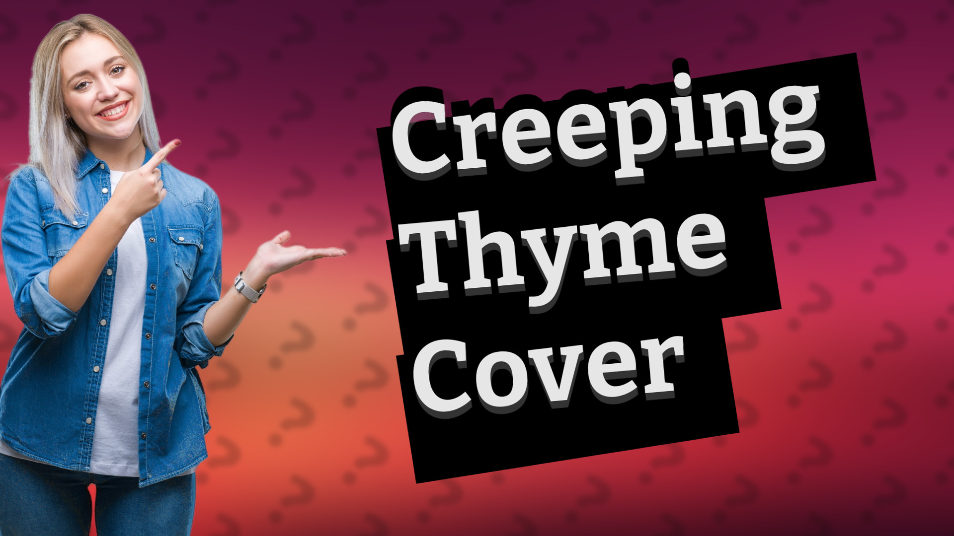 Creeping Thyme Cover