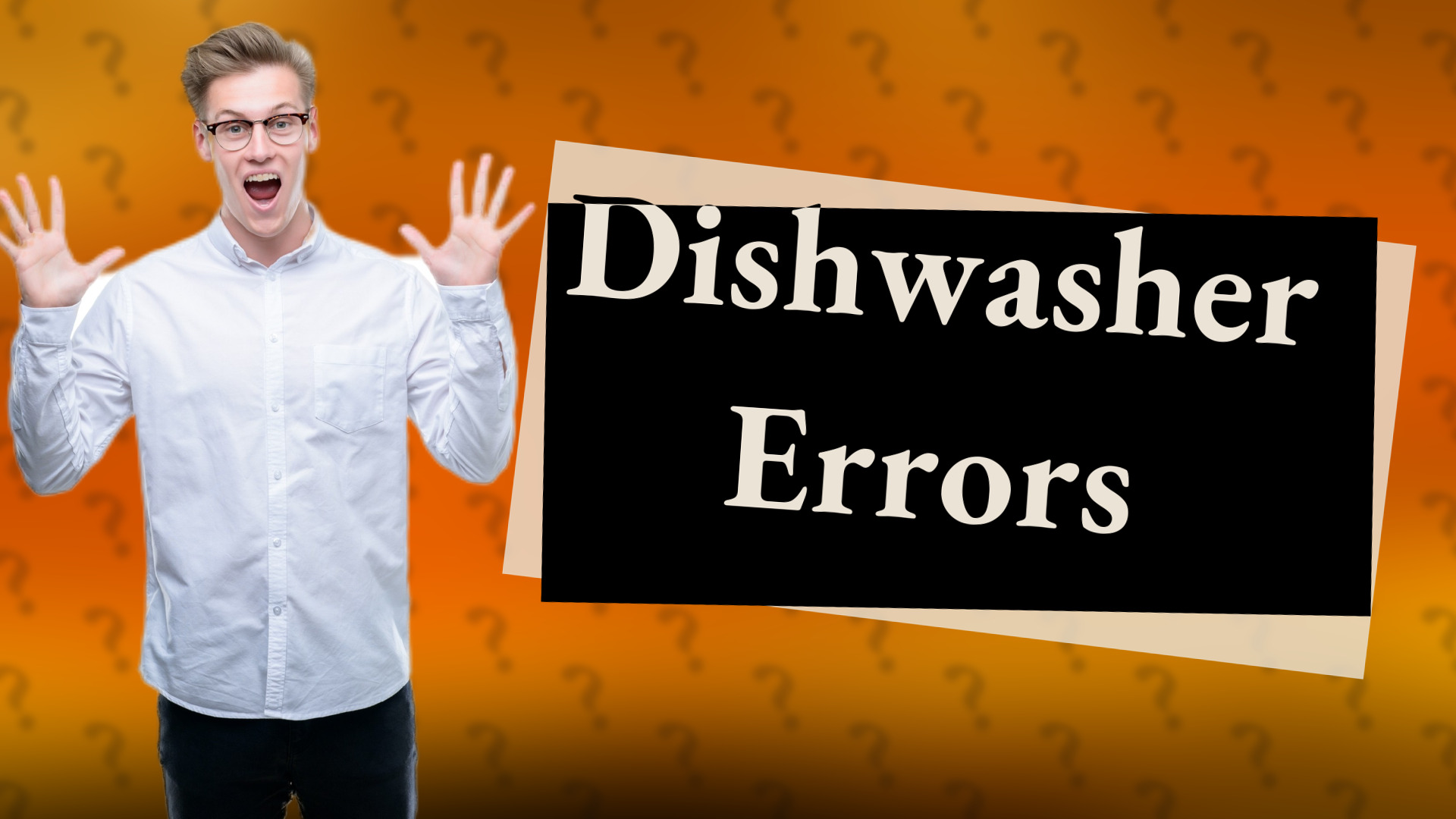 Dishwasher Errors