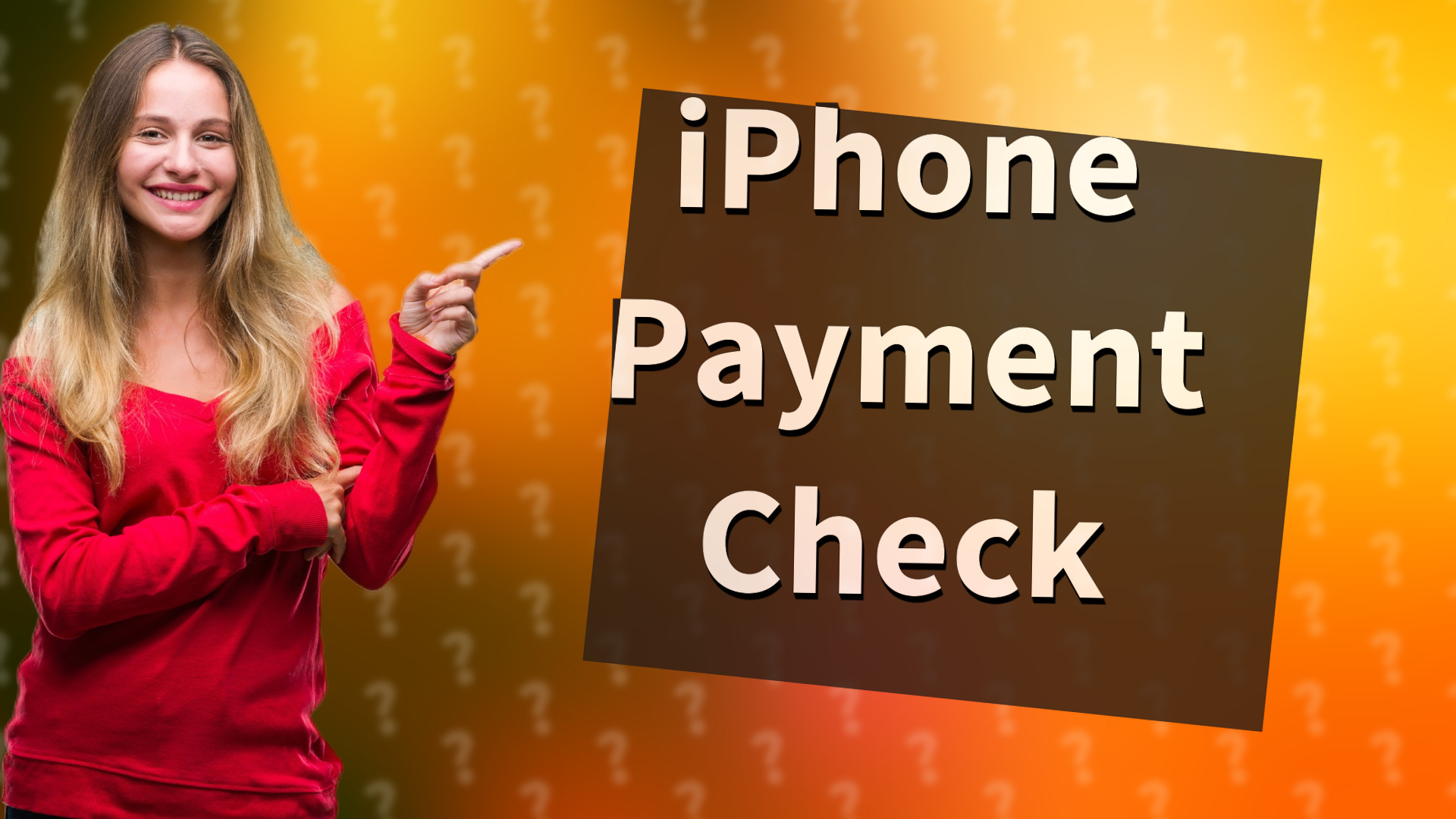 iPhone Payment Check
