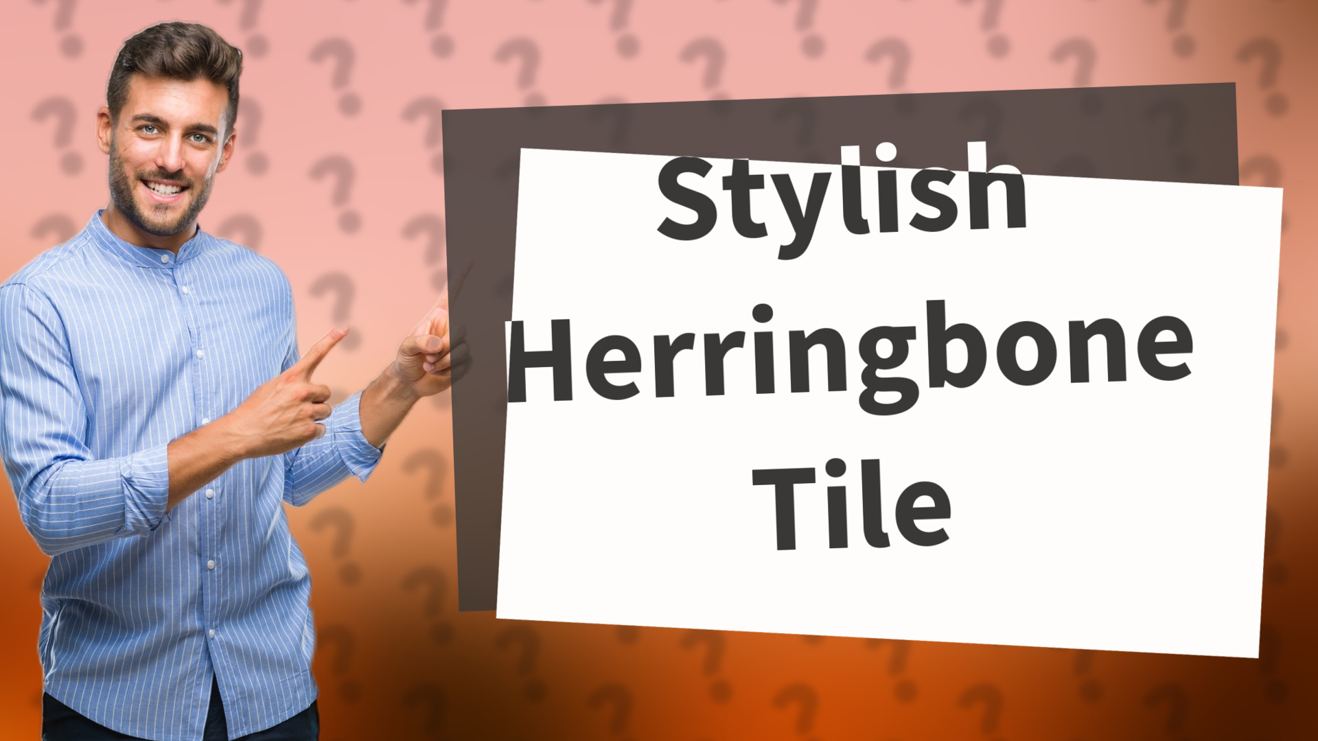 Stylish Herringbone Tile