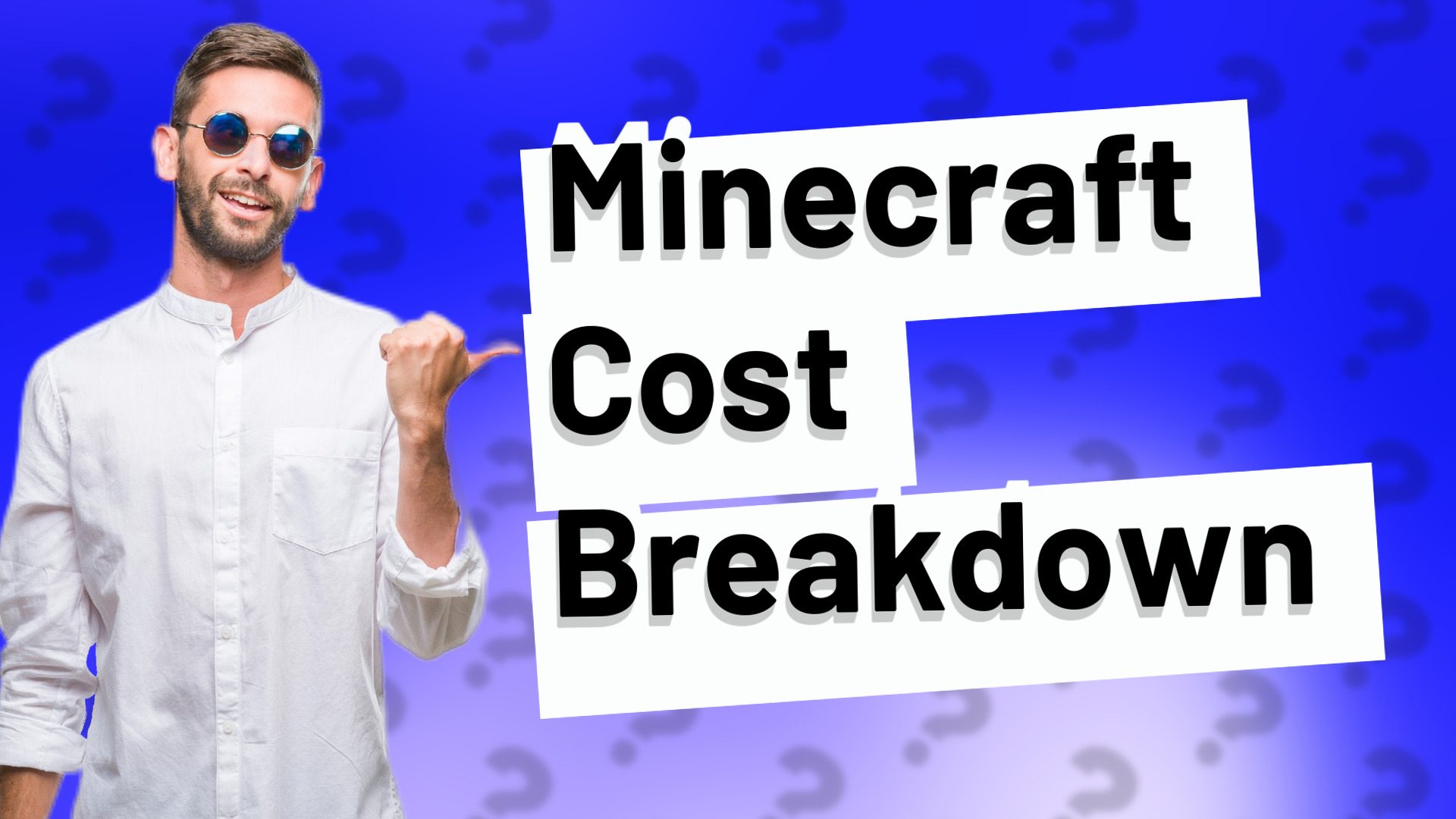 Minecraft Cost Breakdown