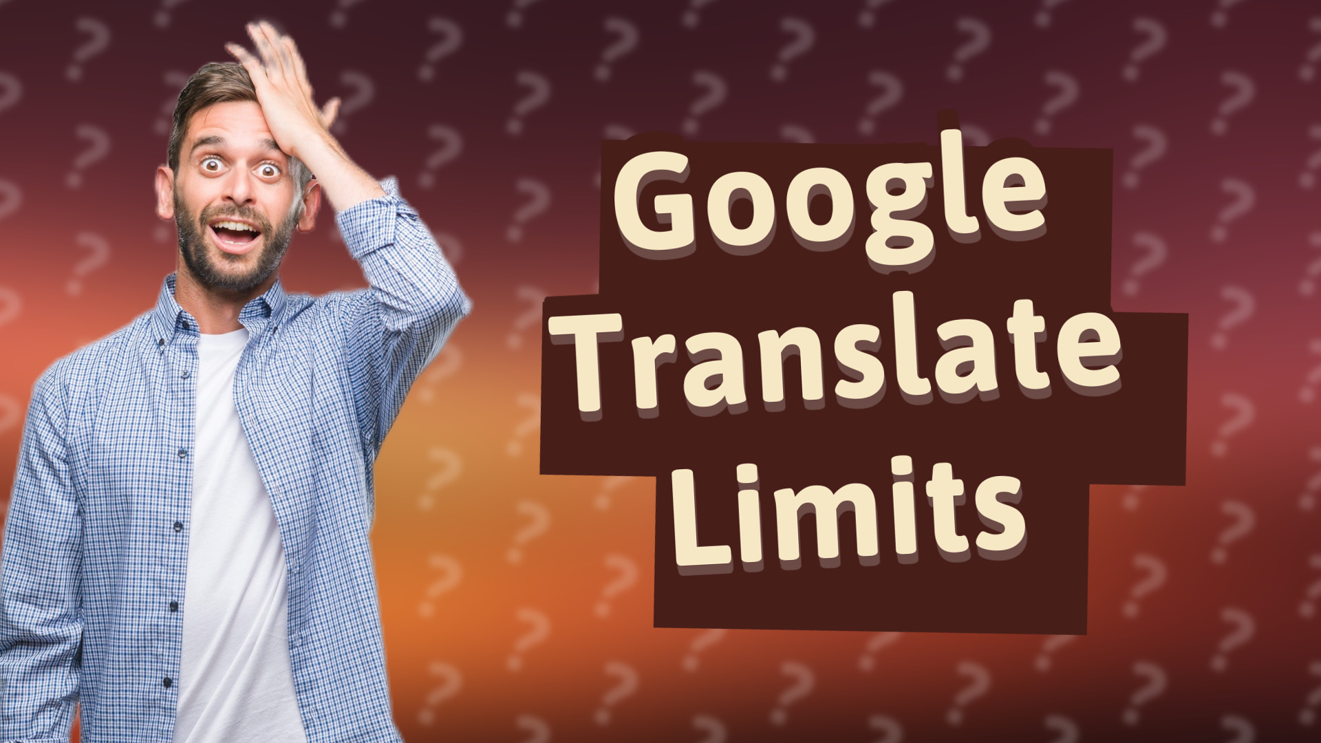 Google Translate Limits