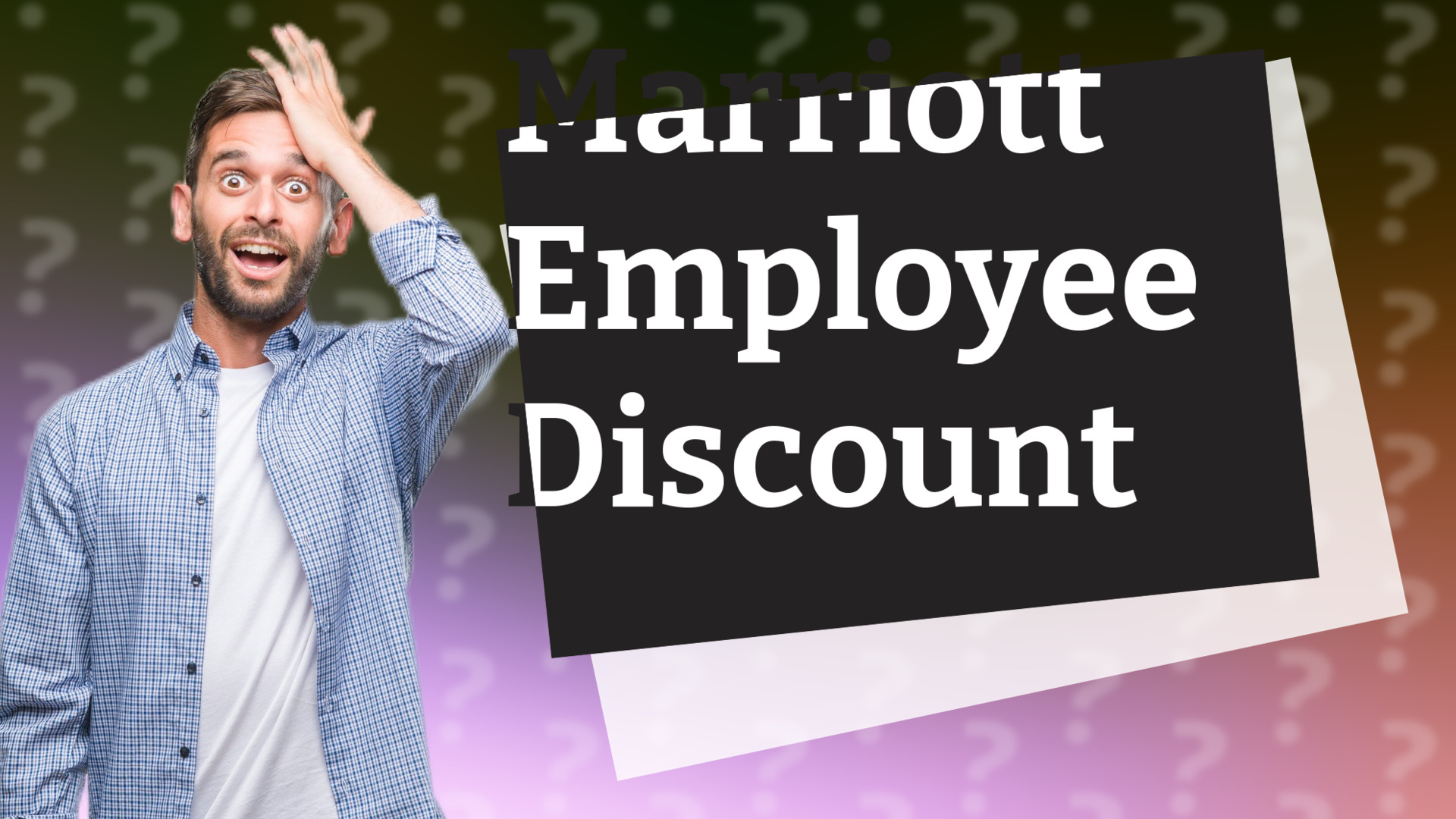 Marriott Employee Discount