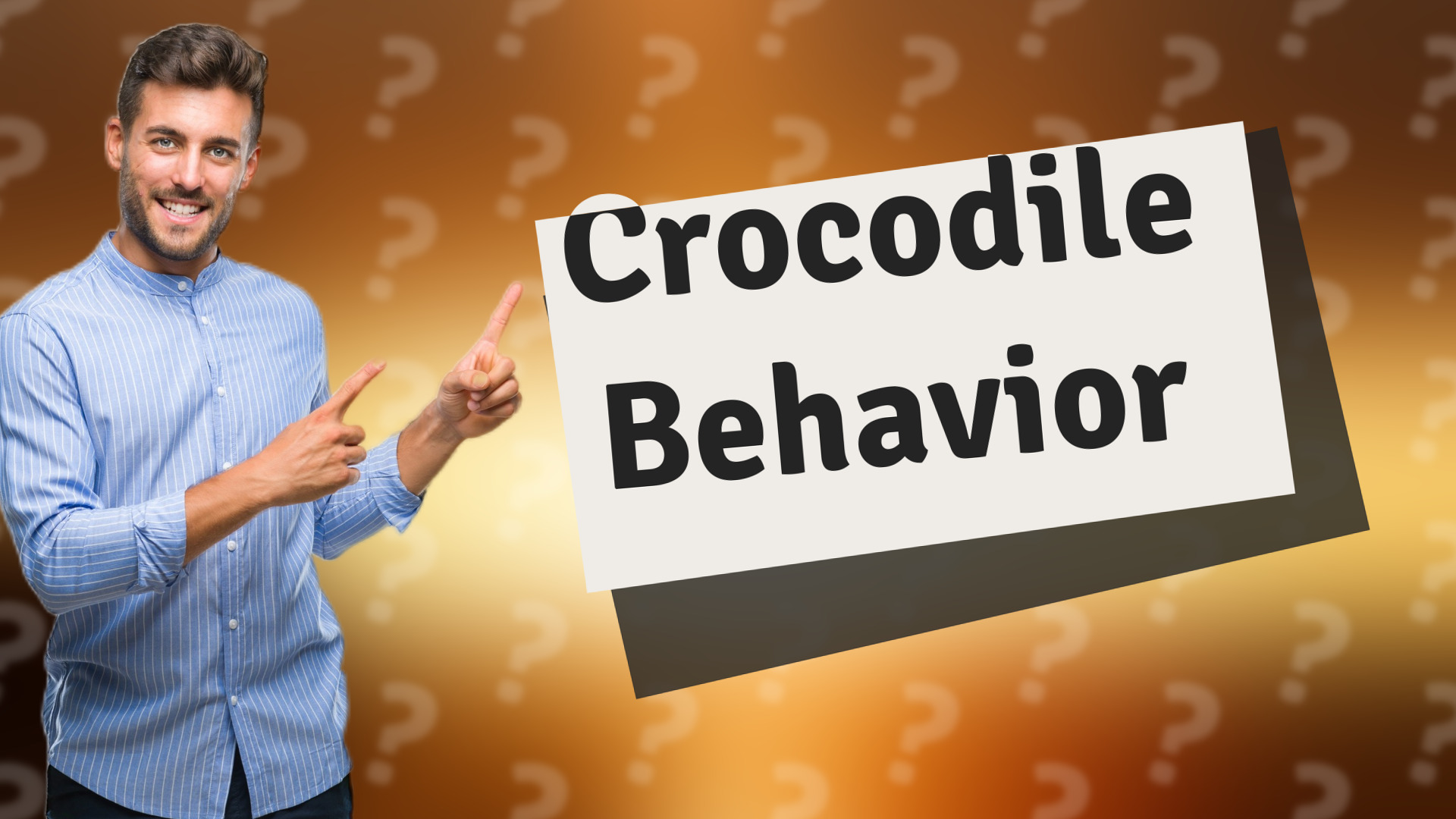 Crocodile Behavior