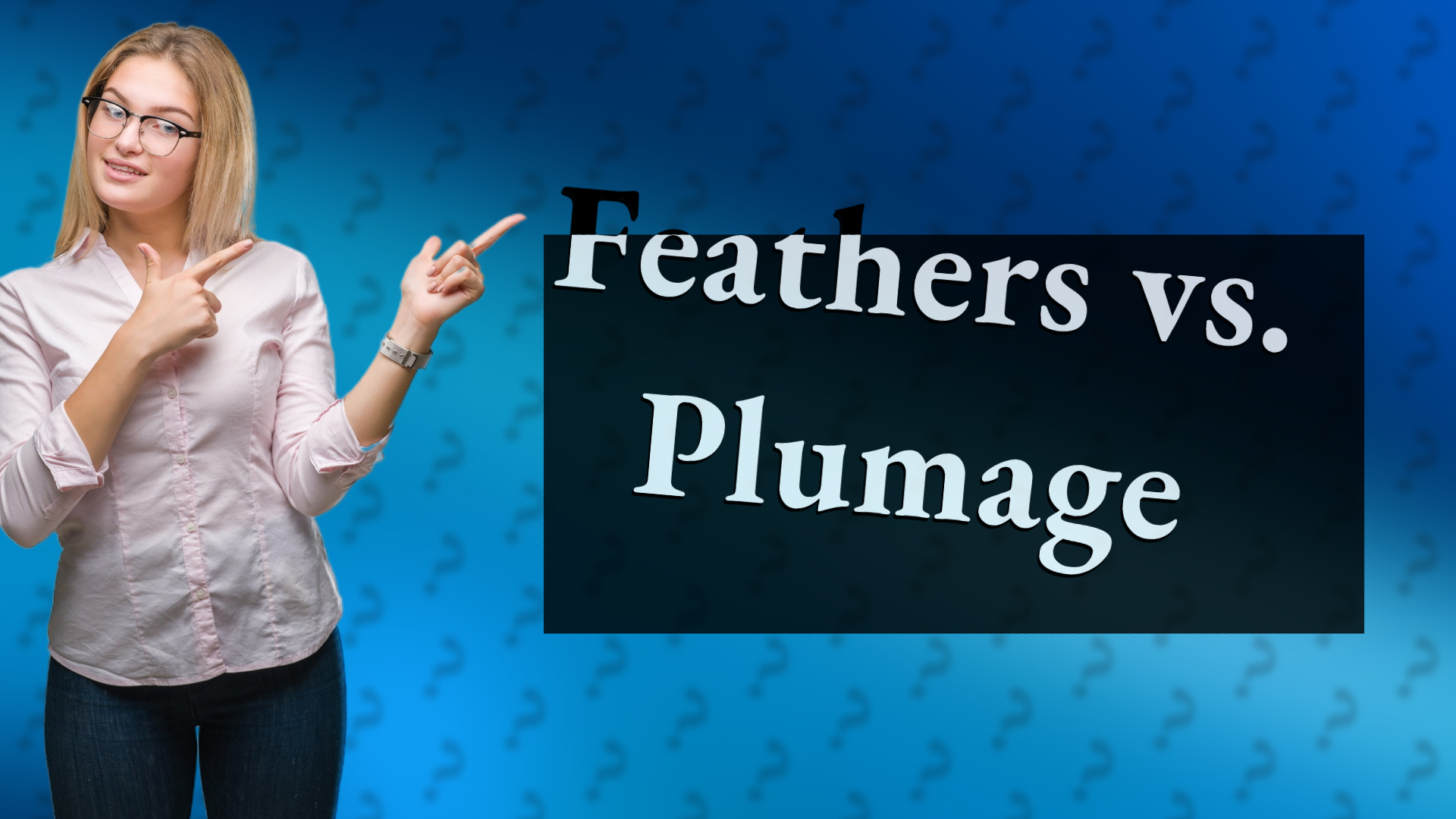 Feathers vs. Plumage