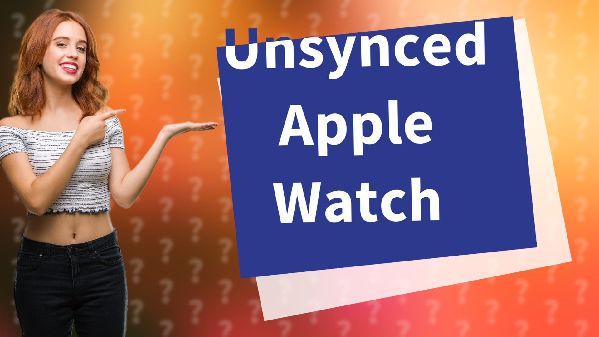 Unsynced Apple Watch