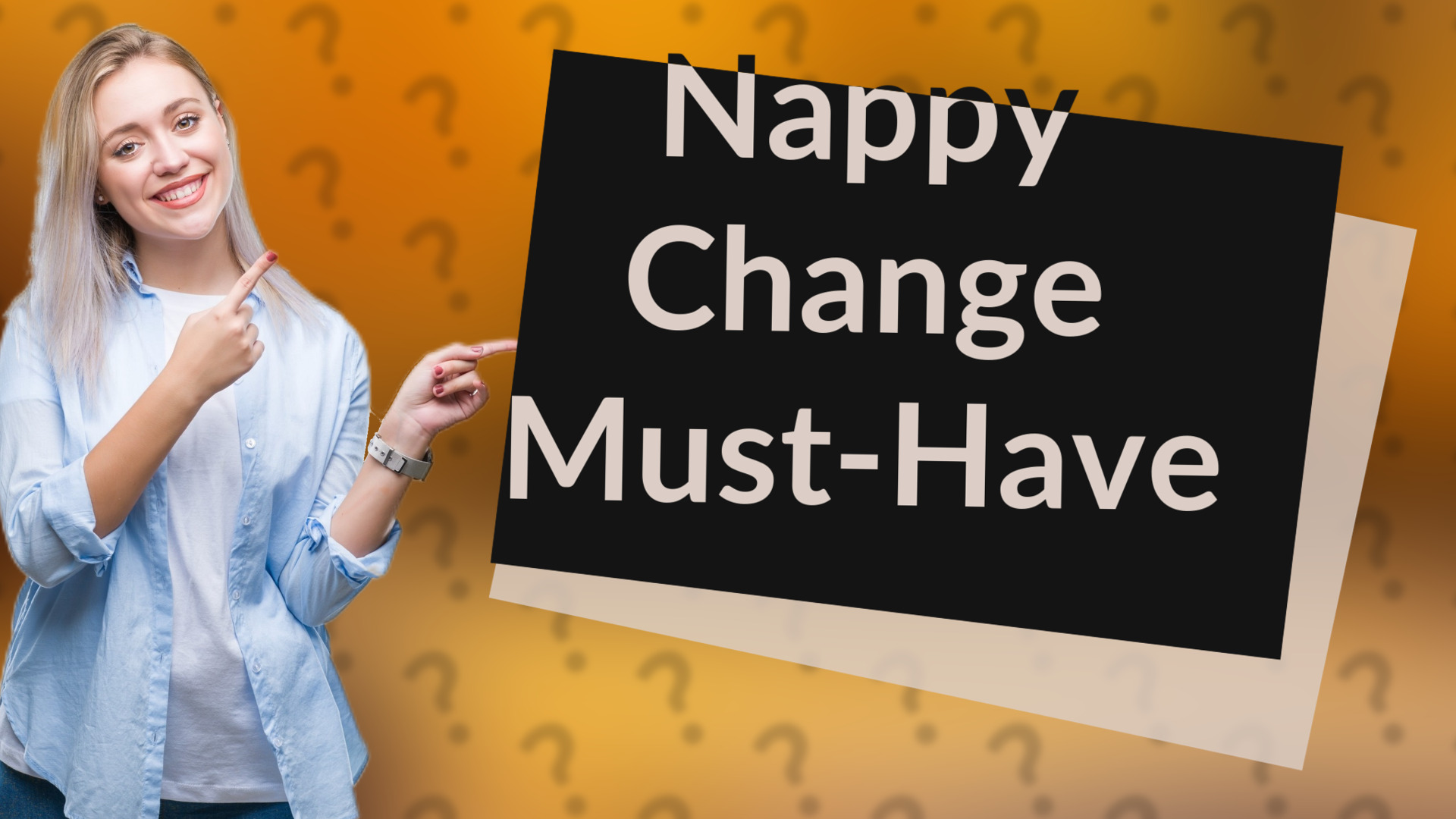 Nappy Change Must-Have