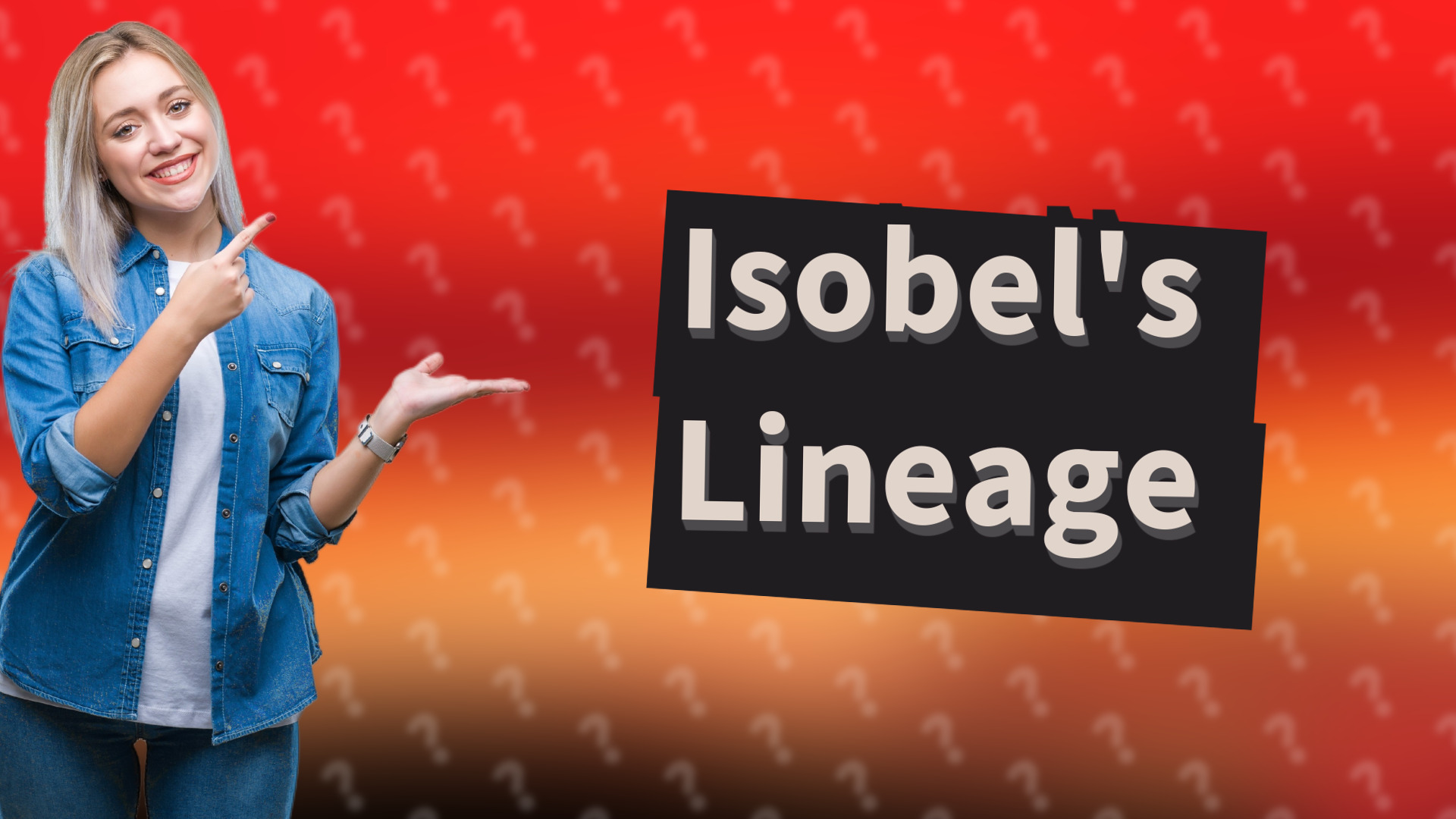 Isobel's Lineage
