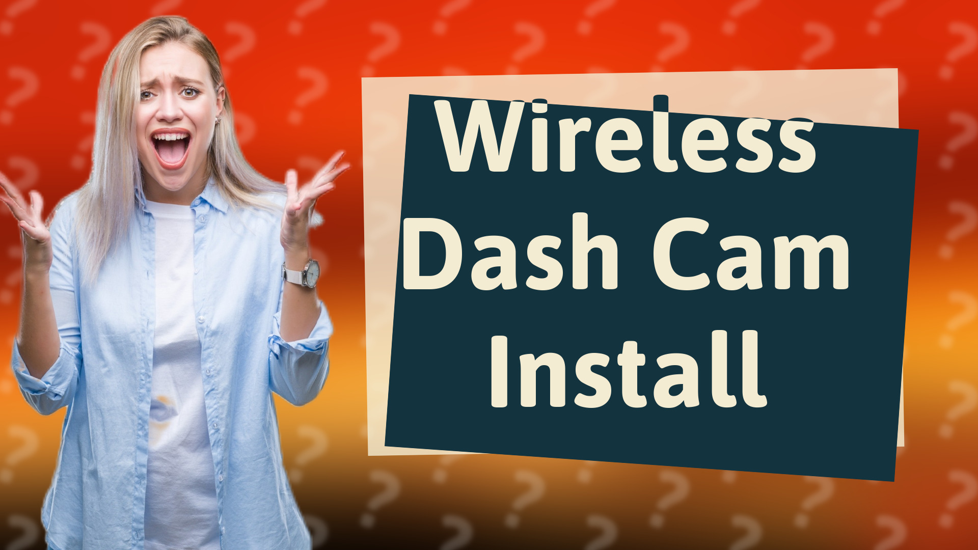 Wireless Dash Cam Install