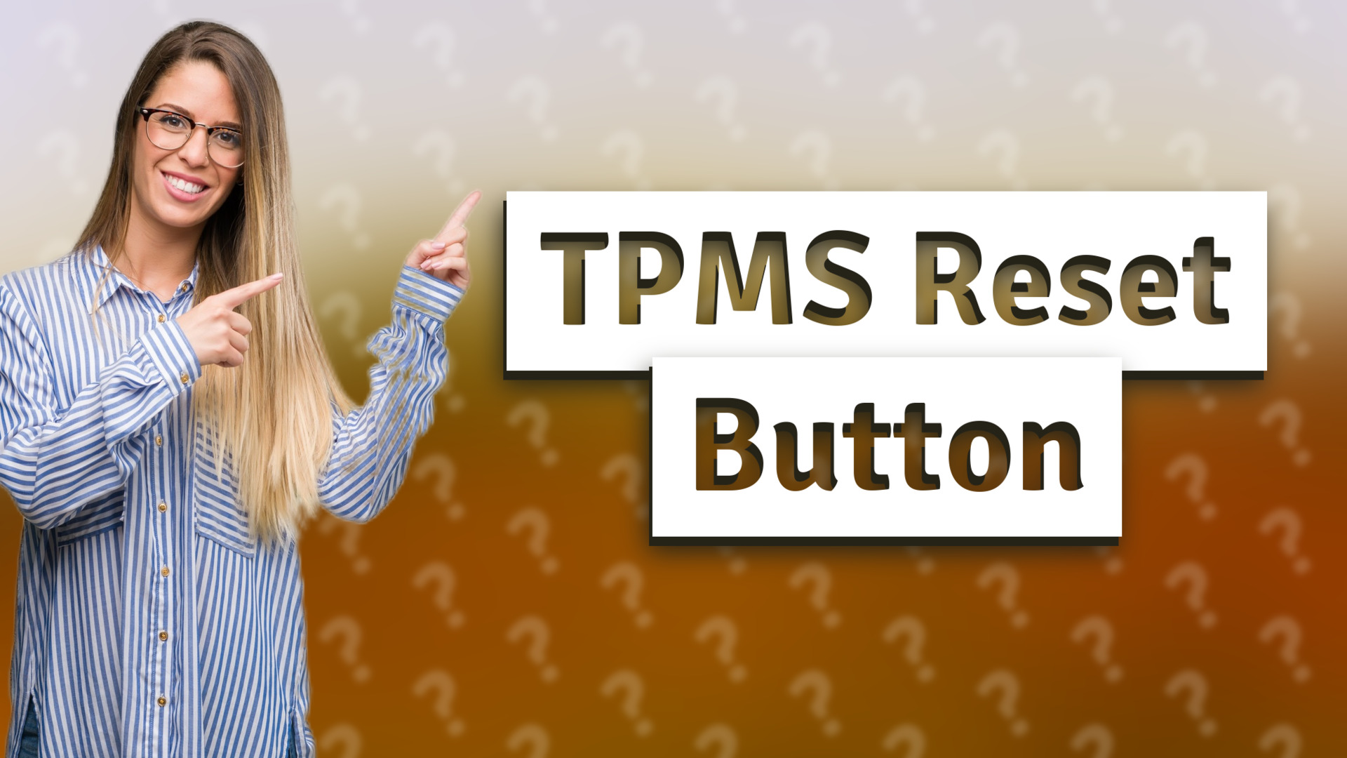 TPMS Reset Button