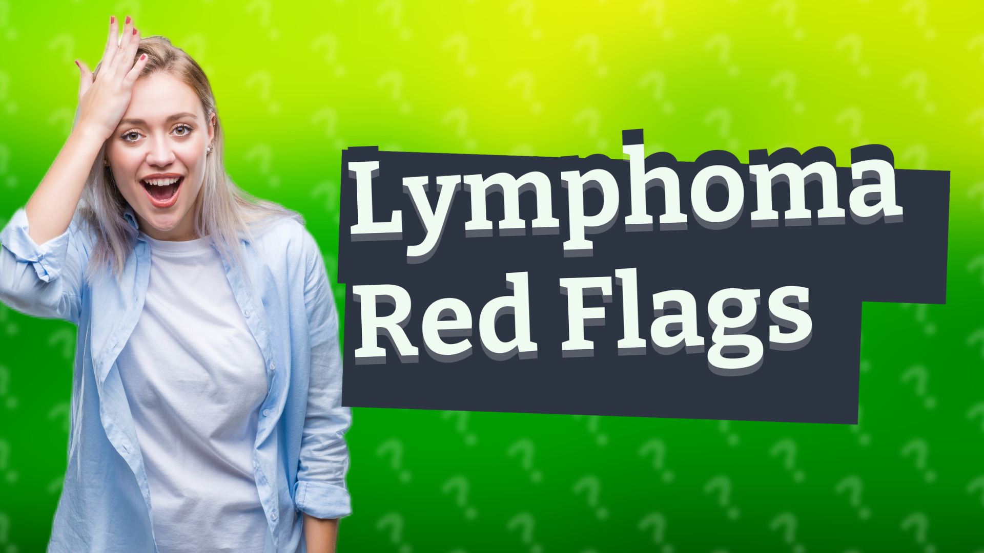 Lymphoma Red Flags