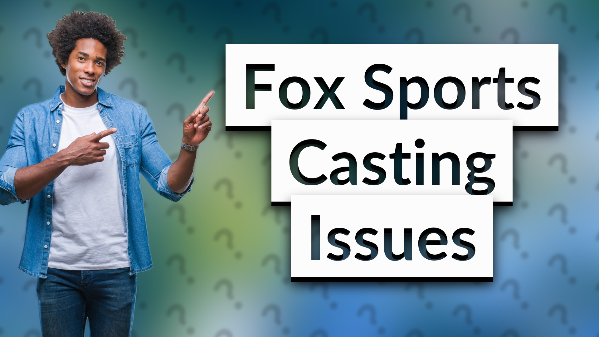 Fox Sports Casting Issues
