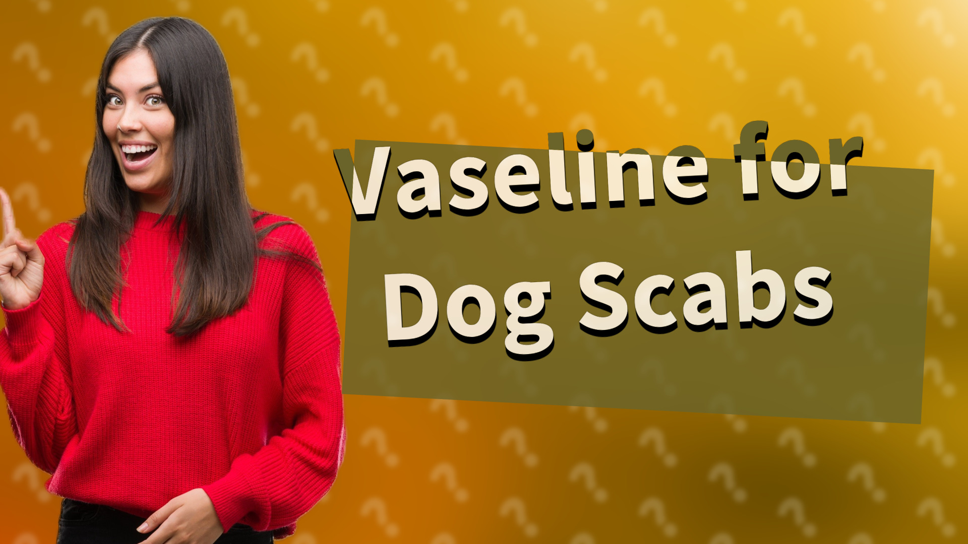 Vaseline for Dog Scabs
