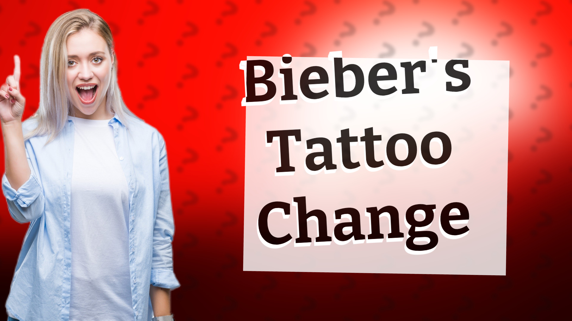 Bieber's Tattoo Change