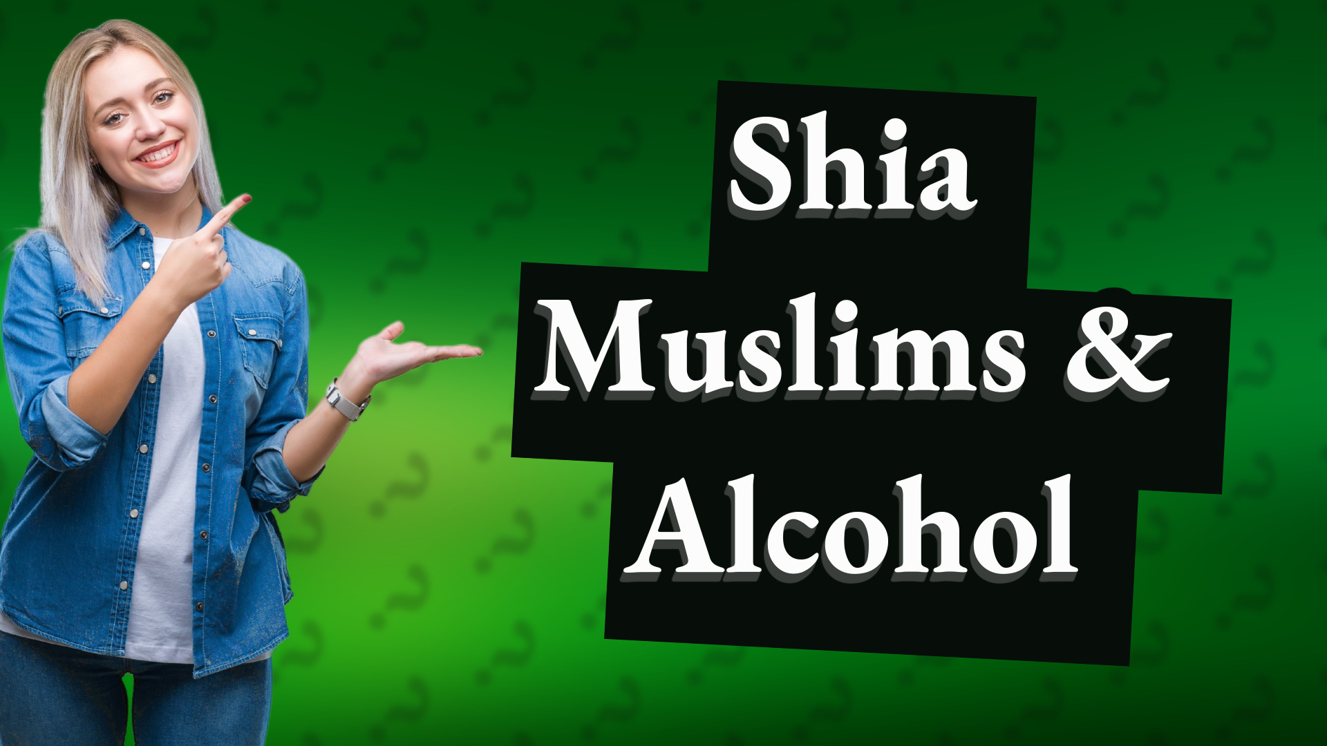 Shia Muslims & Alcohol