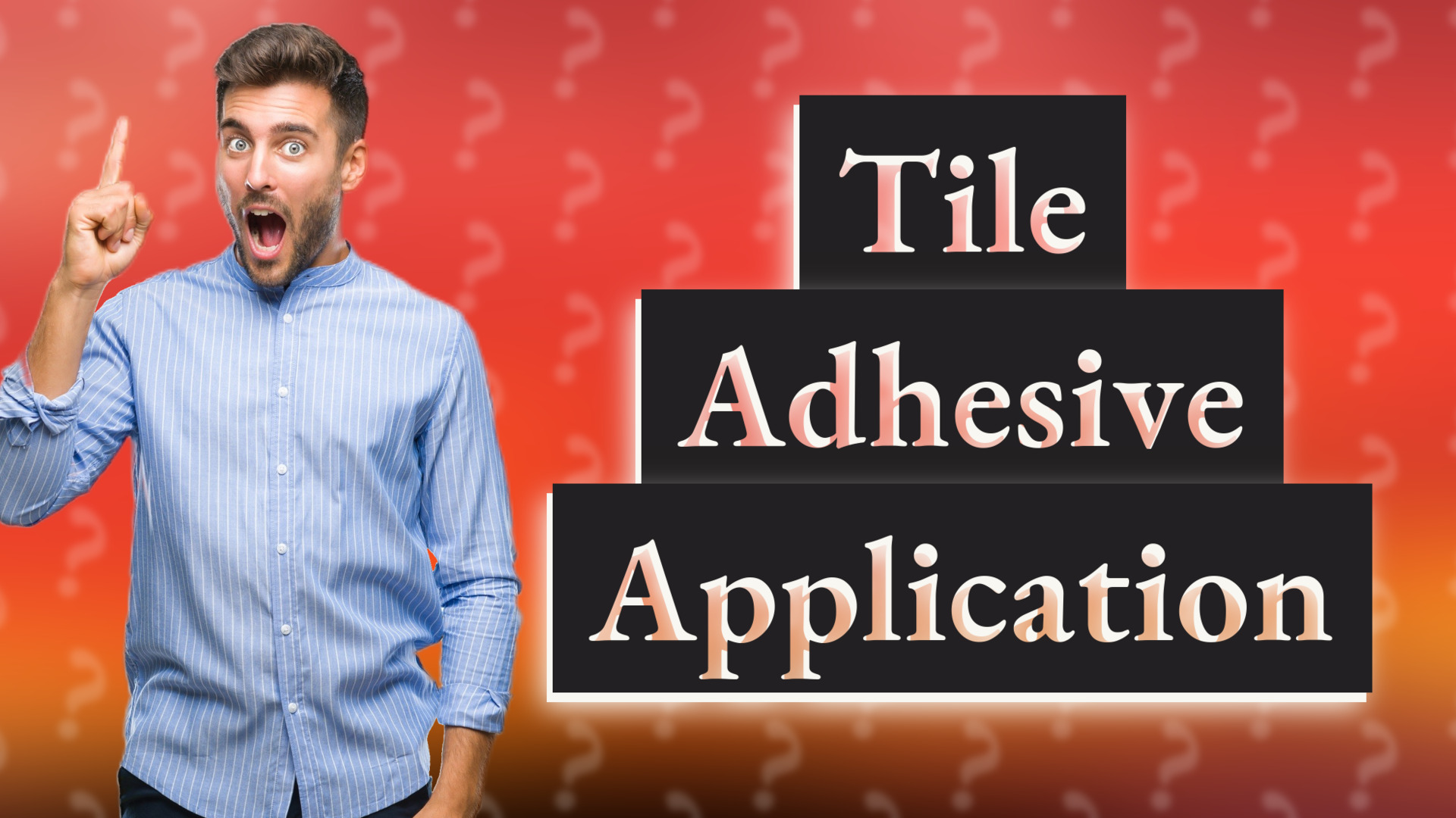 Tile Adhesive Application