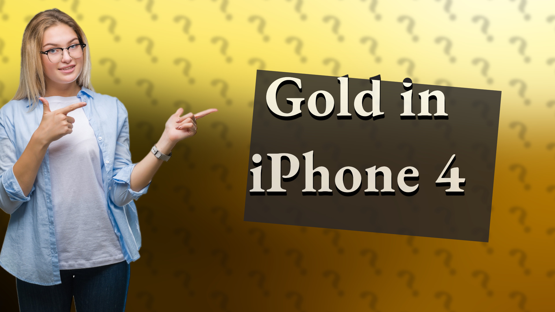 Gold in iPhone 4