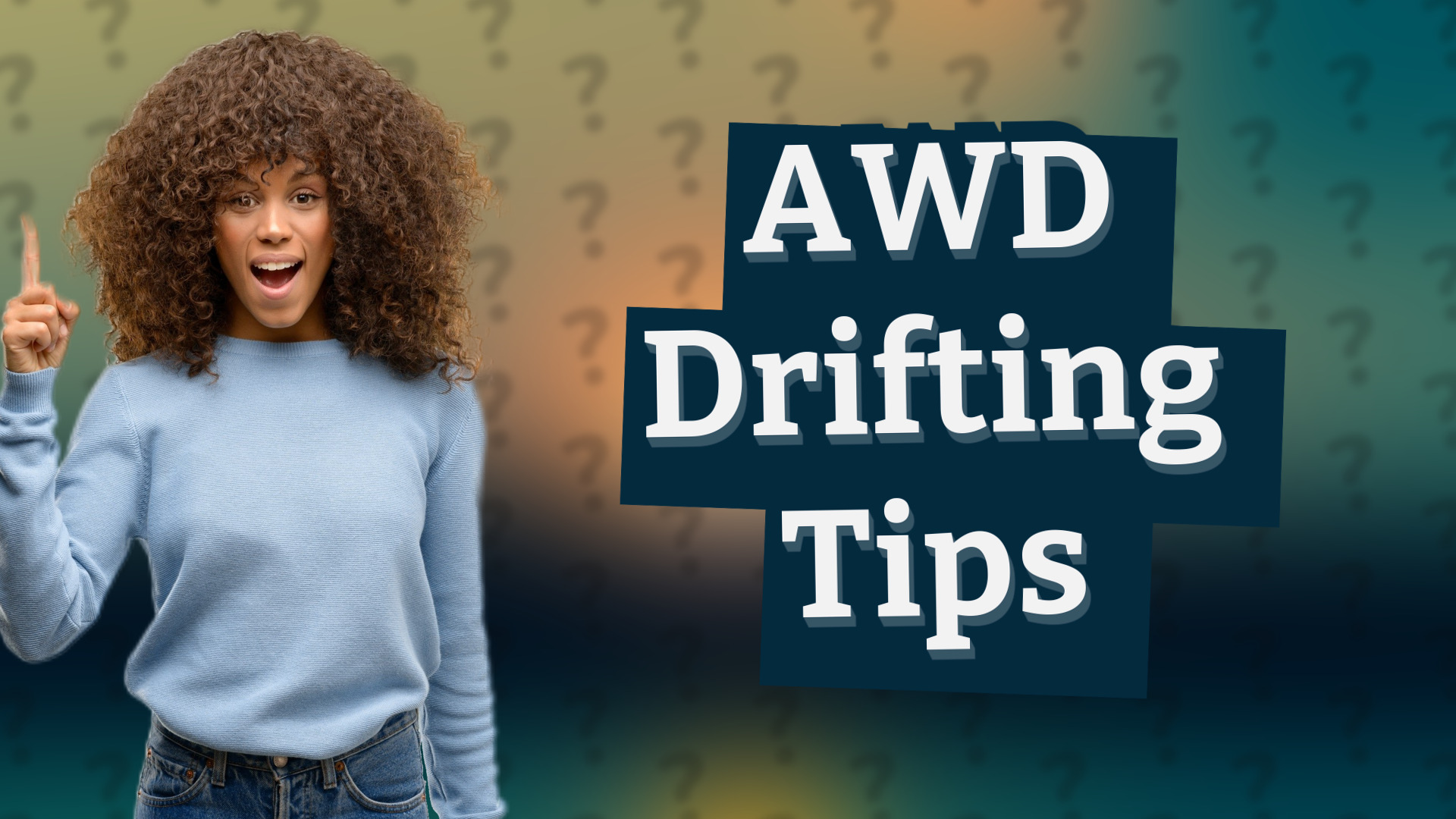 AWD Drifting Tips