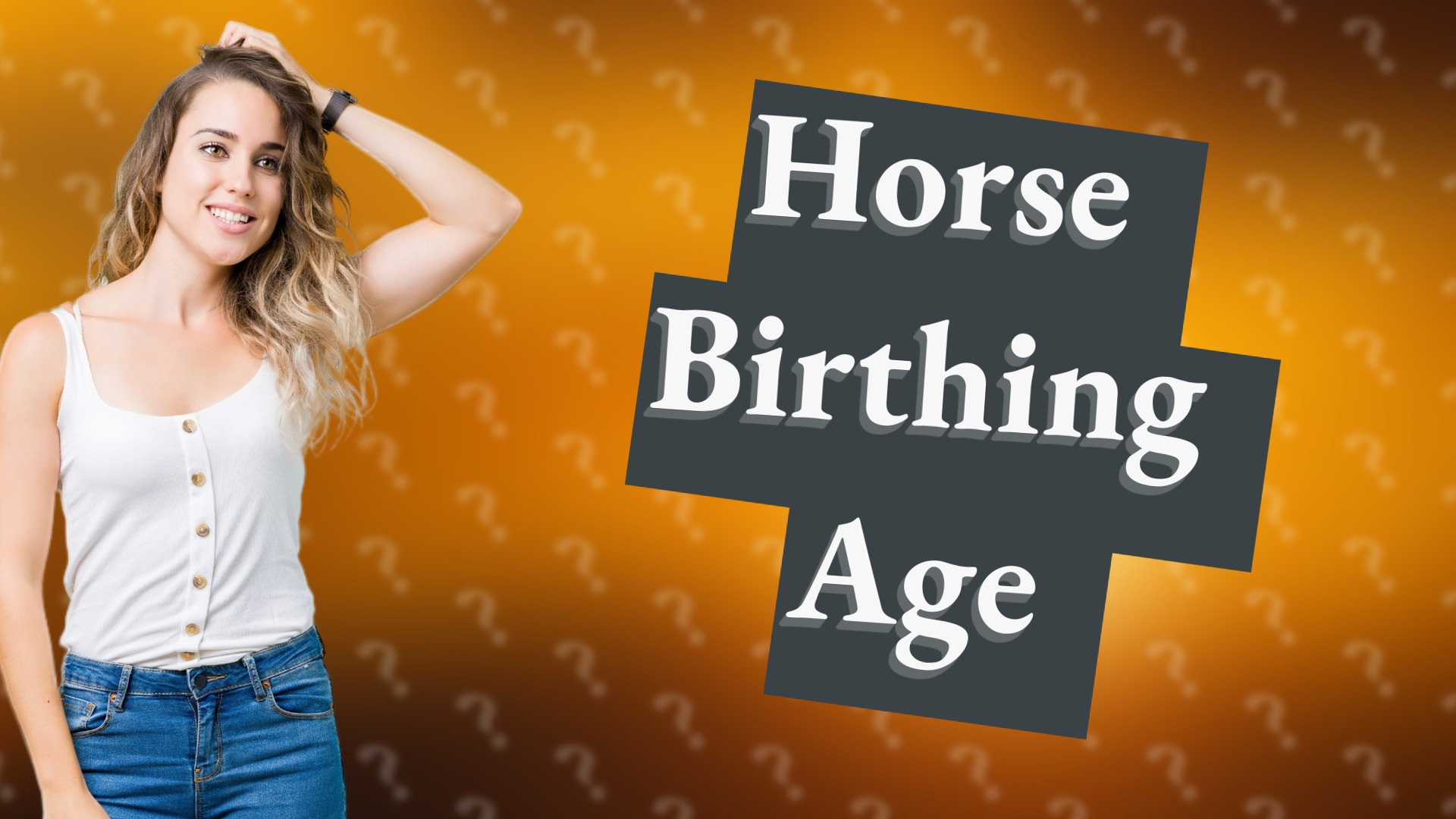 Horse Birthing Age