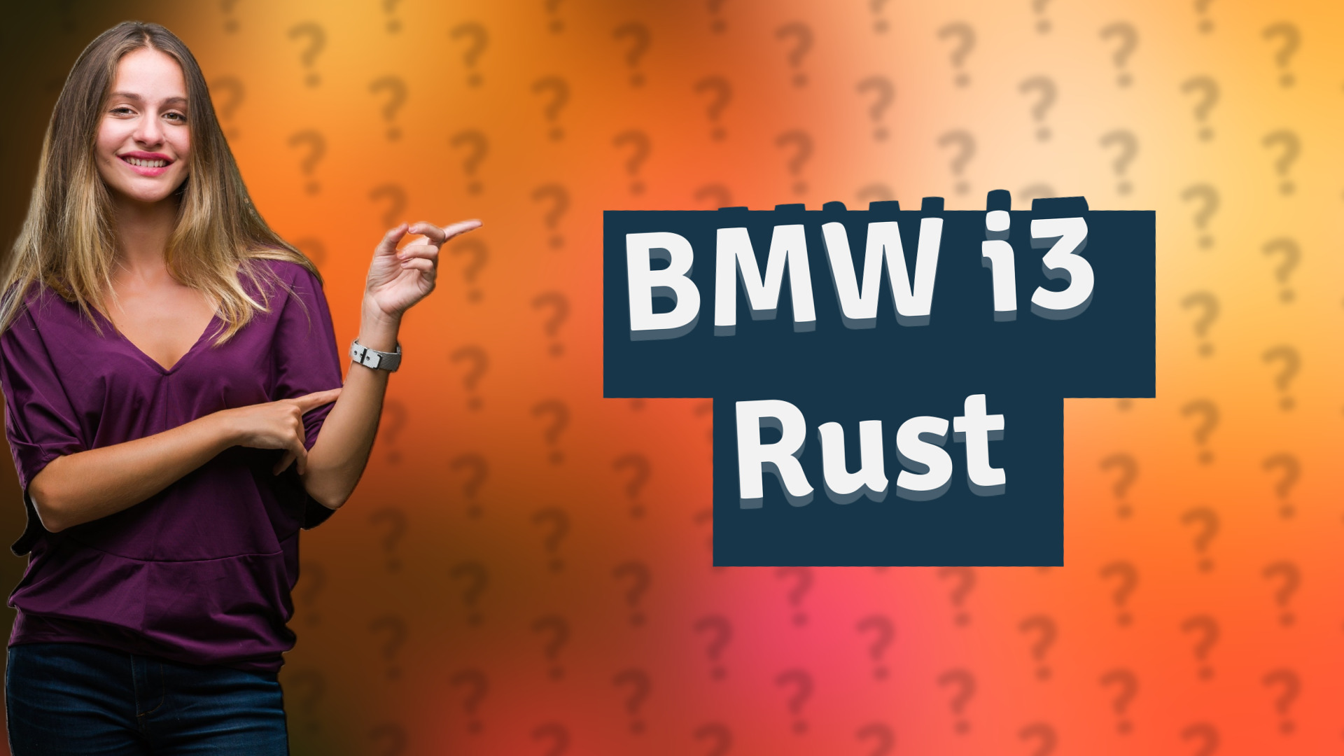 BMW i3 Rust