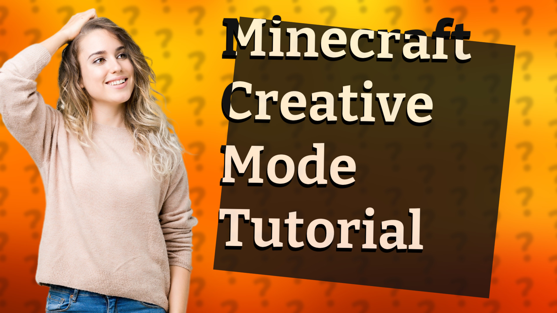Minecraft Creative Mode Tutorial