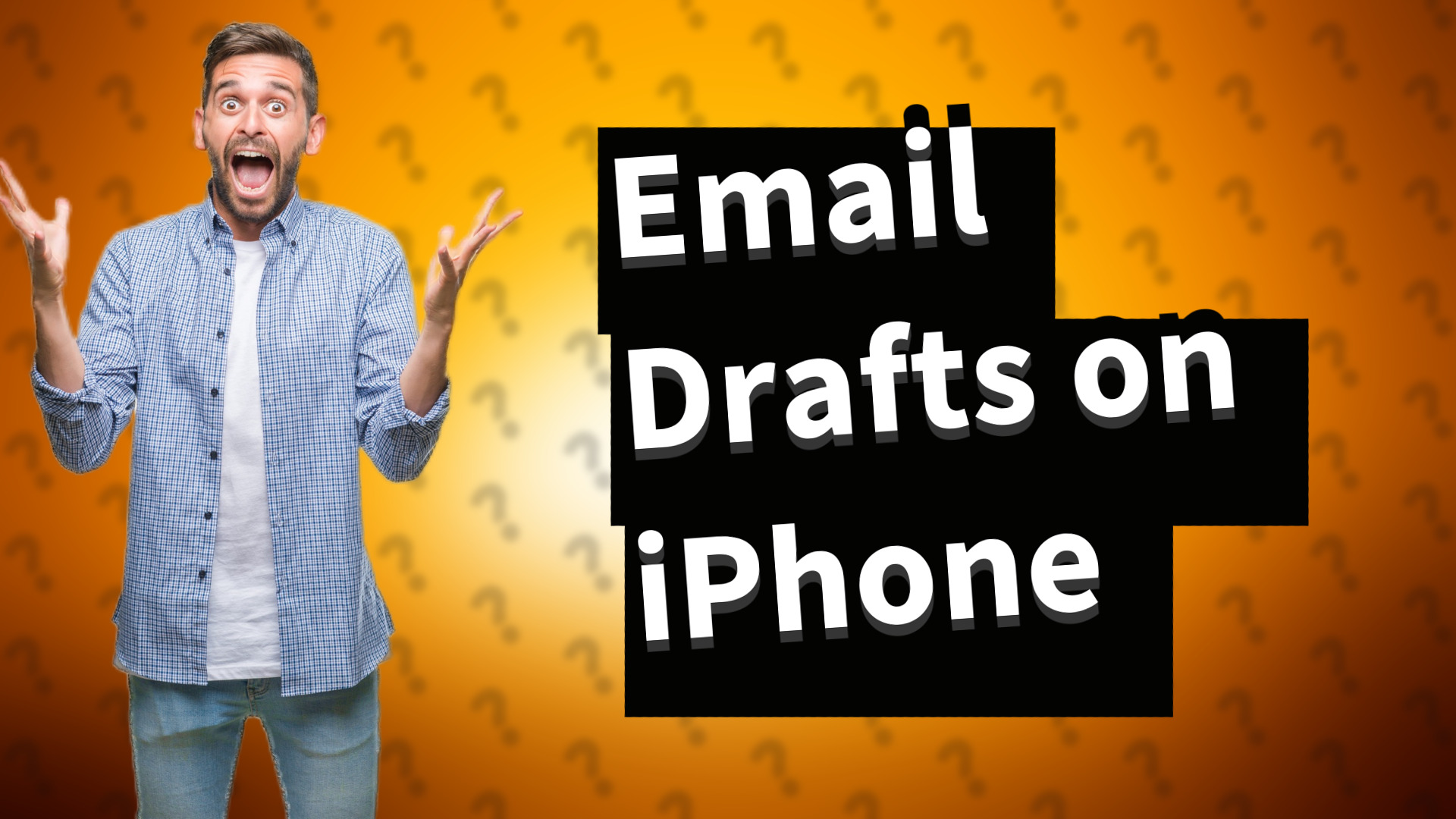 Email Drafts on iPhone