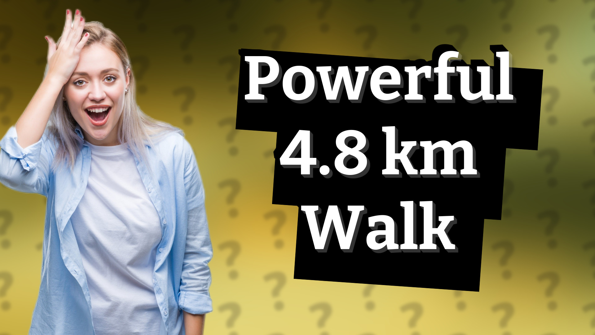 Powerful 4.8 km Walk