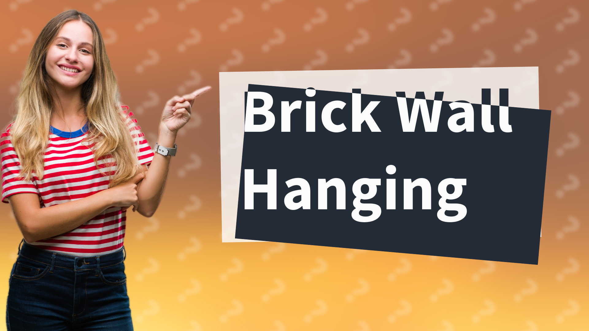 Brick Wall Hanging
