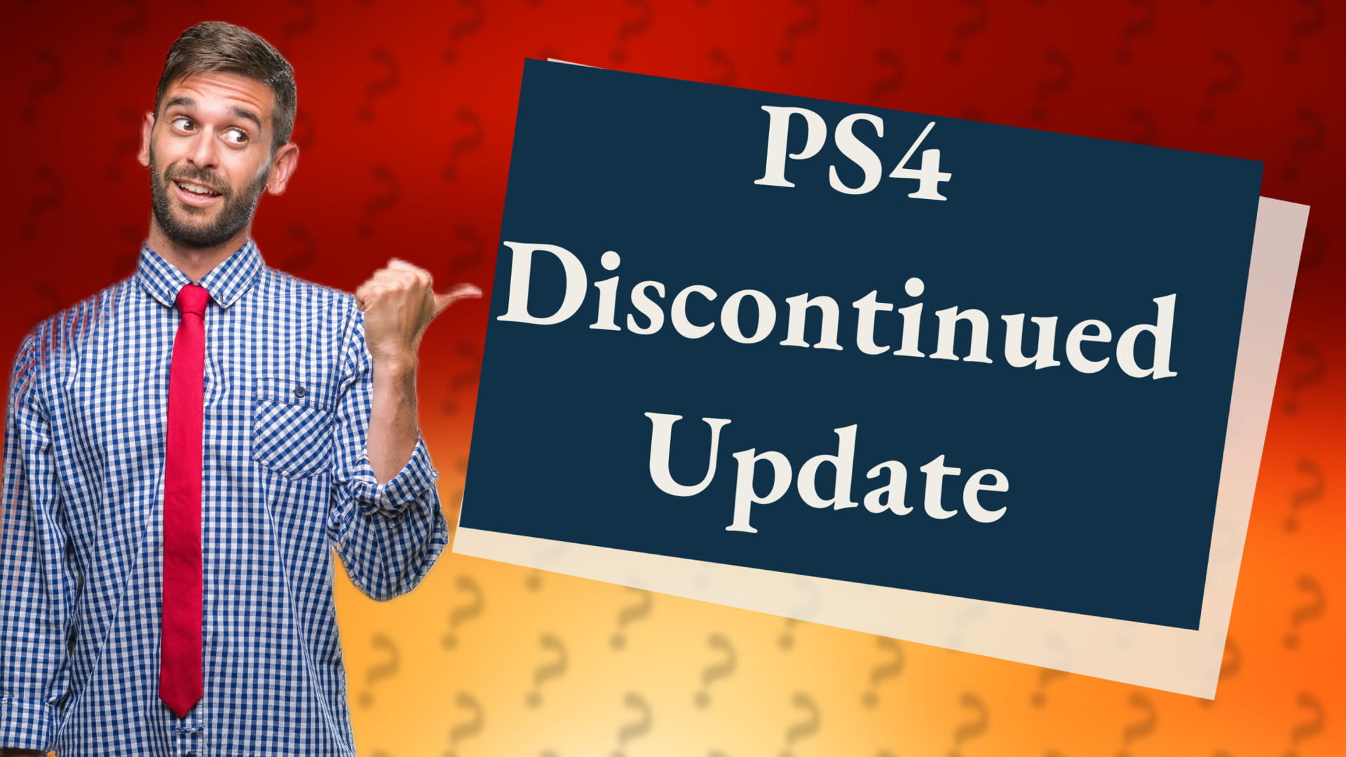 PS4 Discontinued Update
