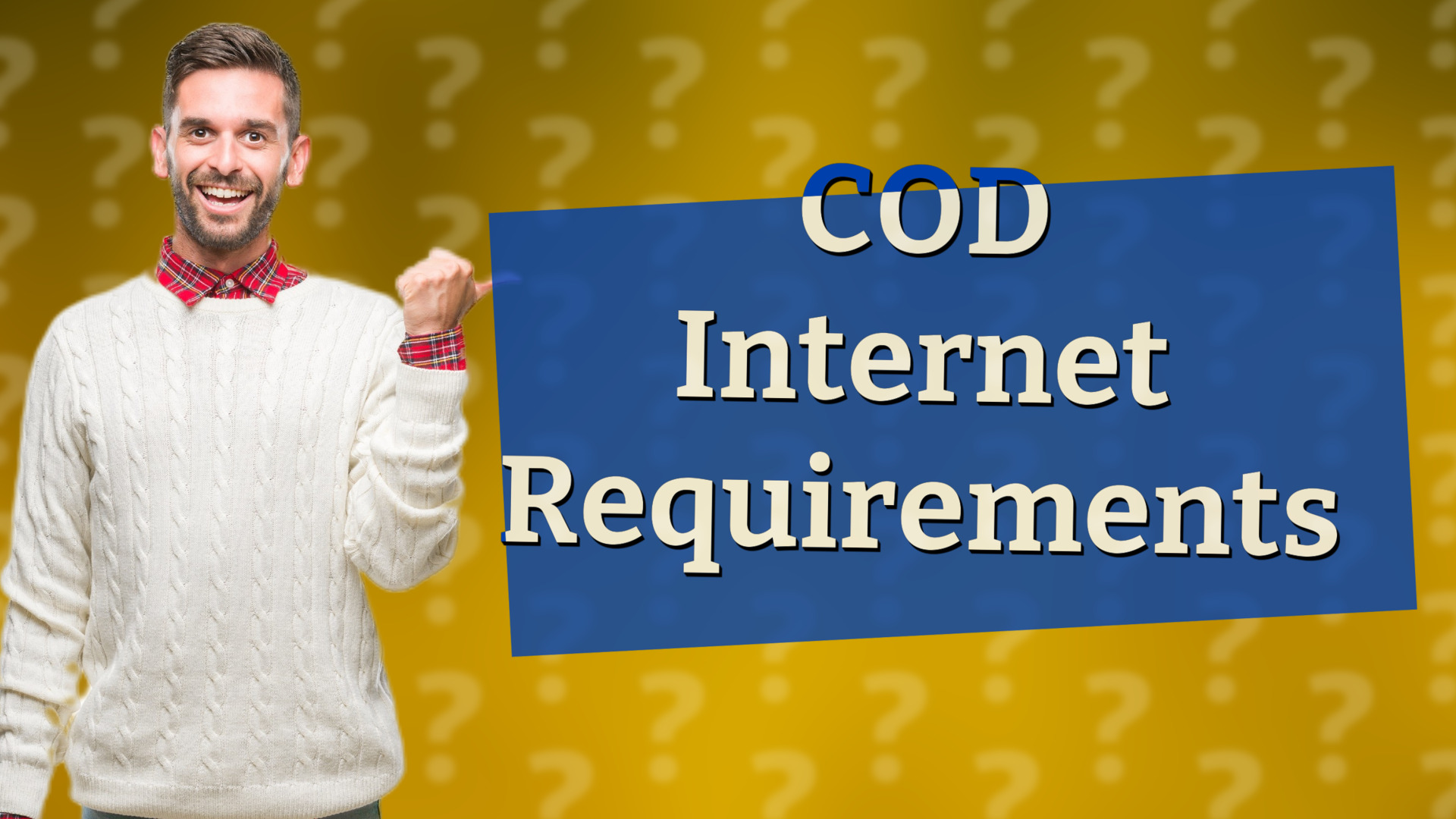 COD Internet Requirements