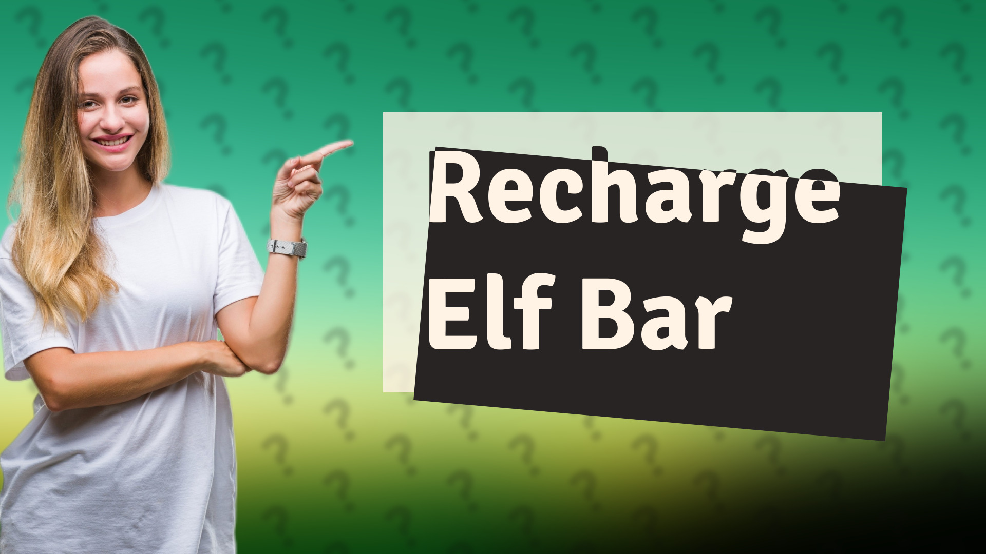 Recharge Elf Bar