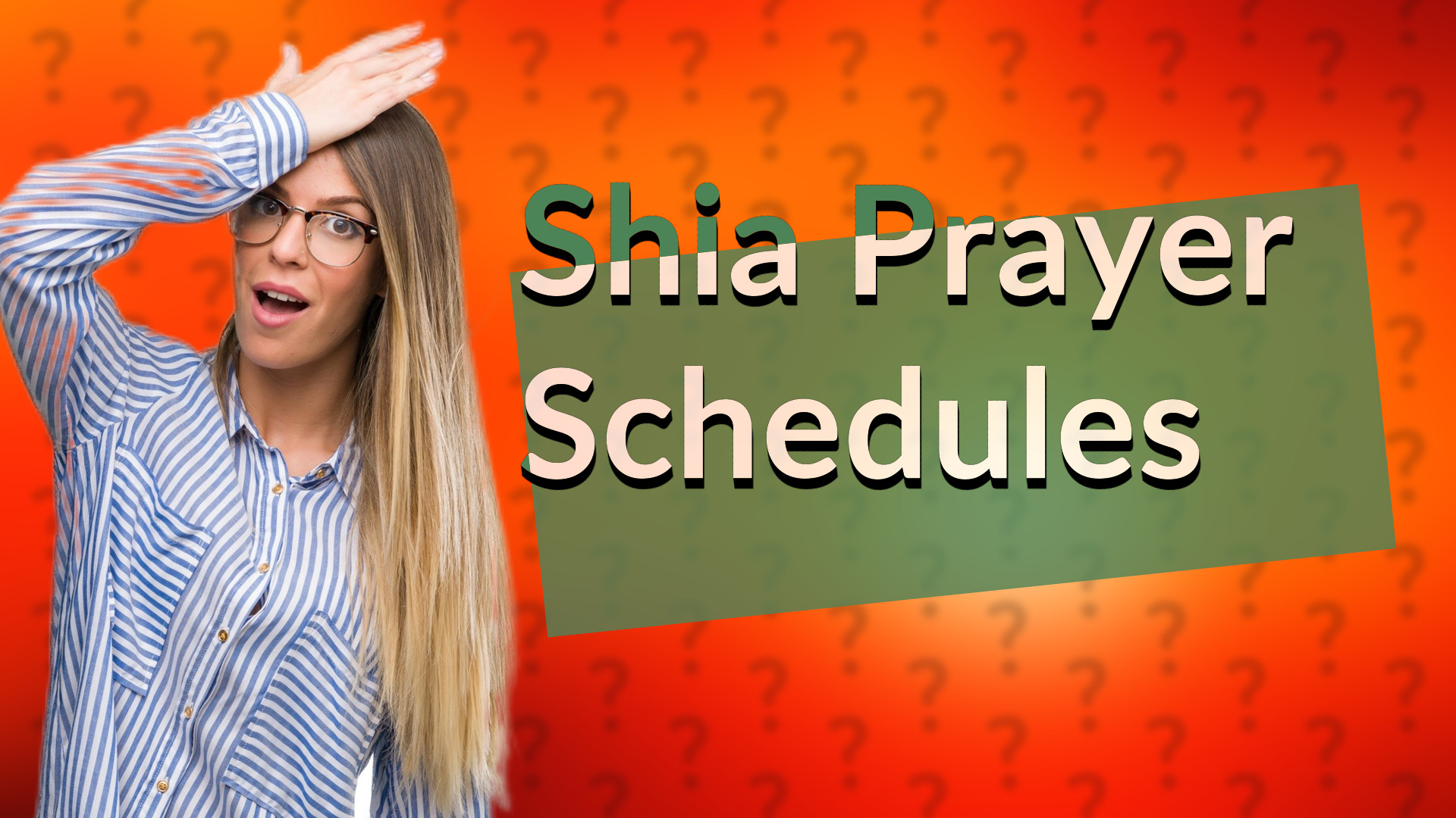 Shia Prayer Schedules