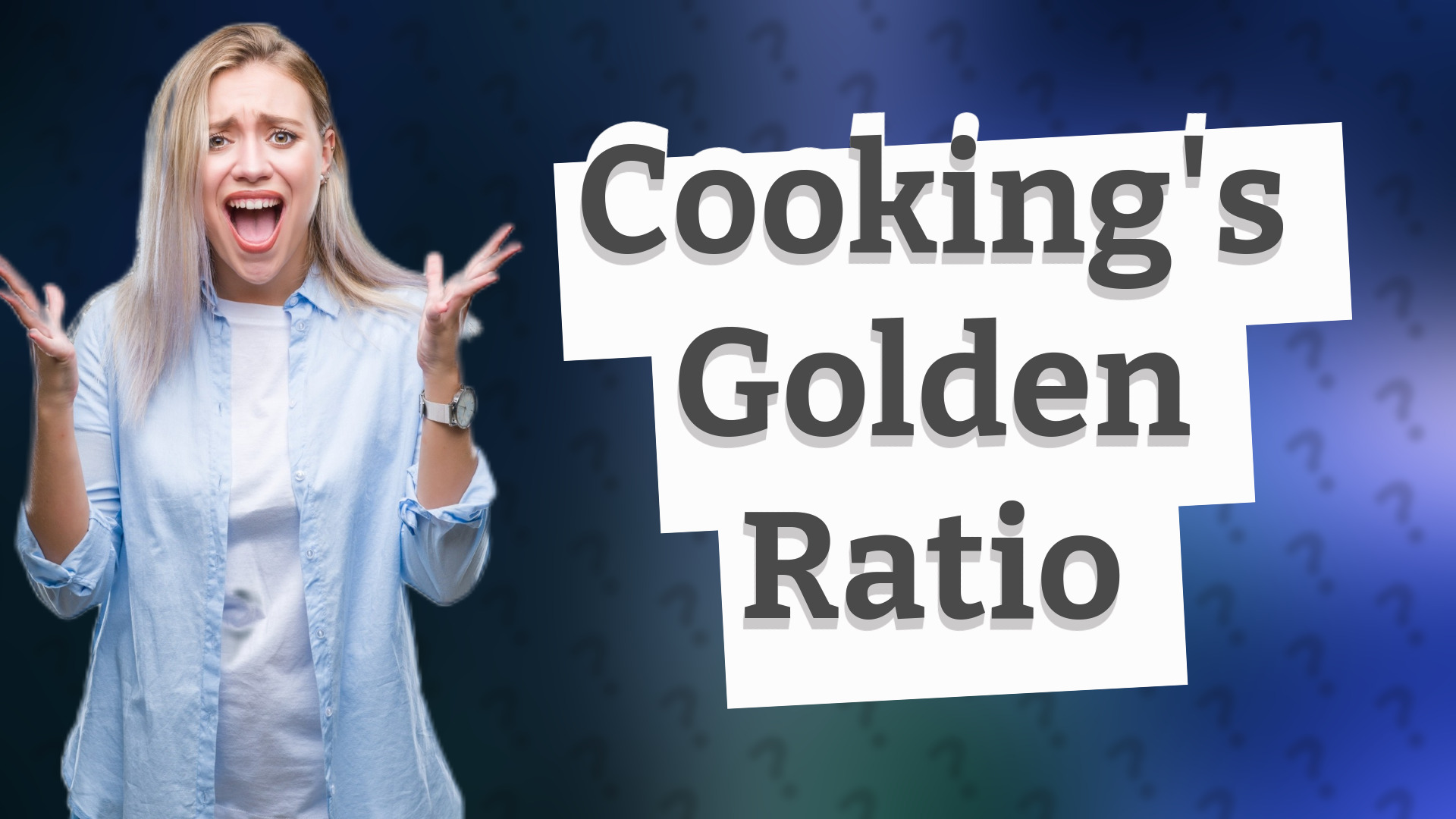 Cooking's Golden Ratio