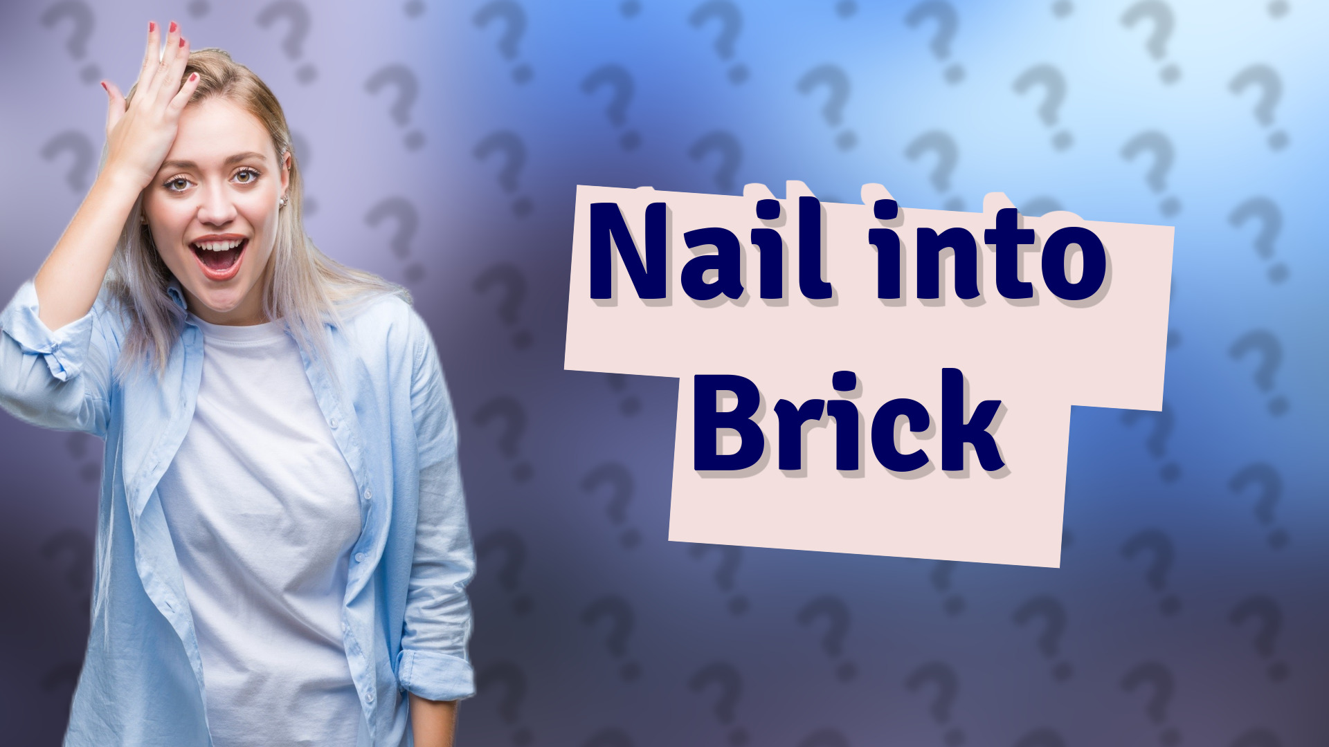 Nail into Brick