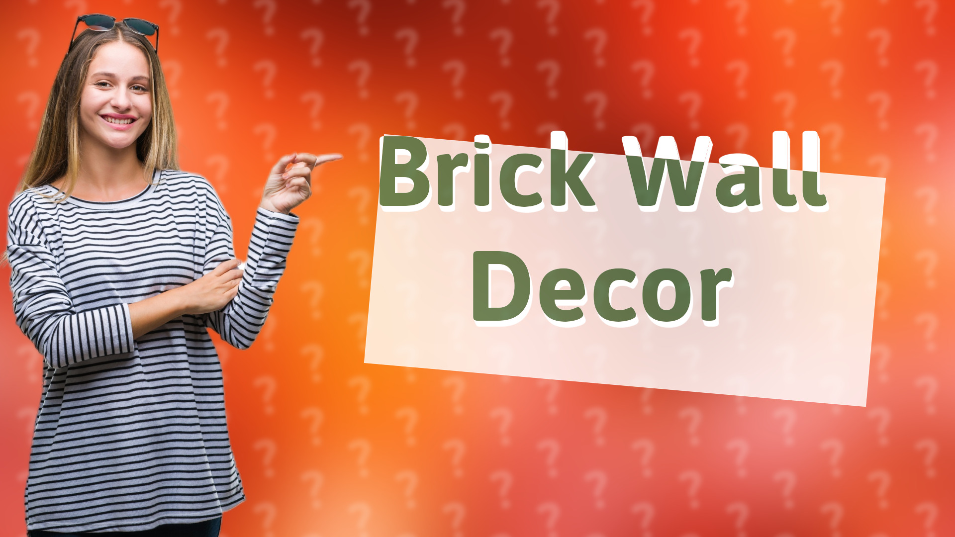 Brick Wall Decor