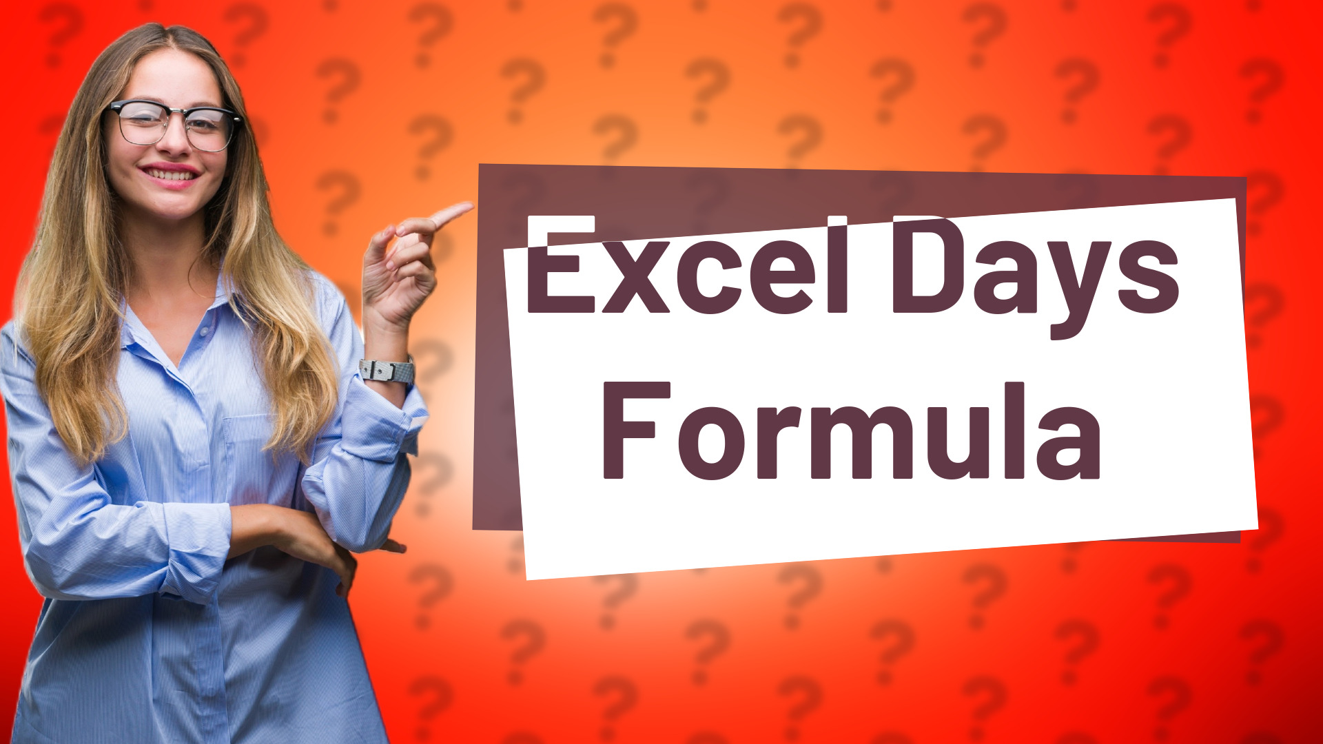 Excel Days Formula