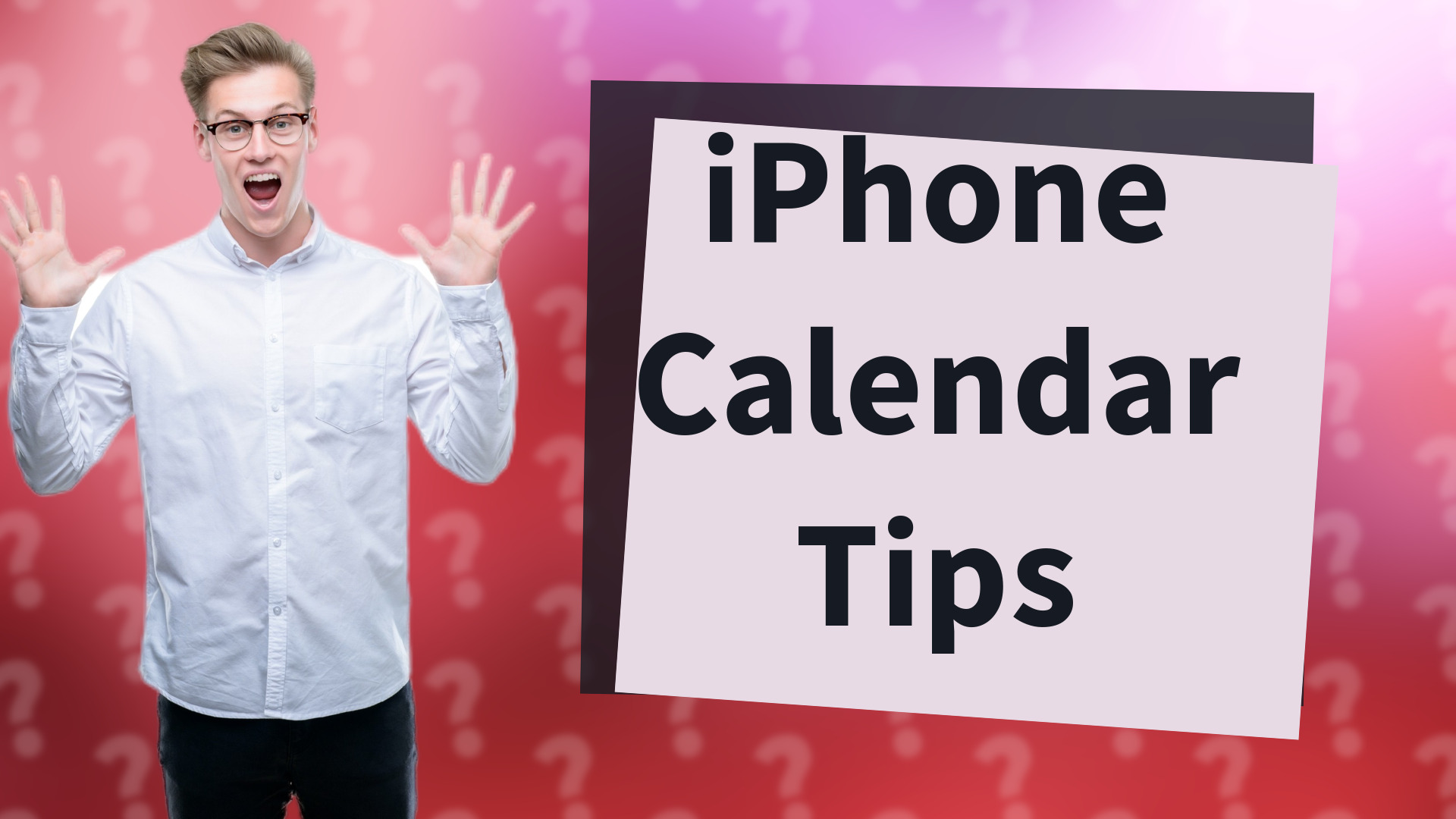 iPhone Calendar Tips