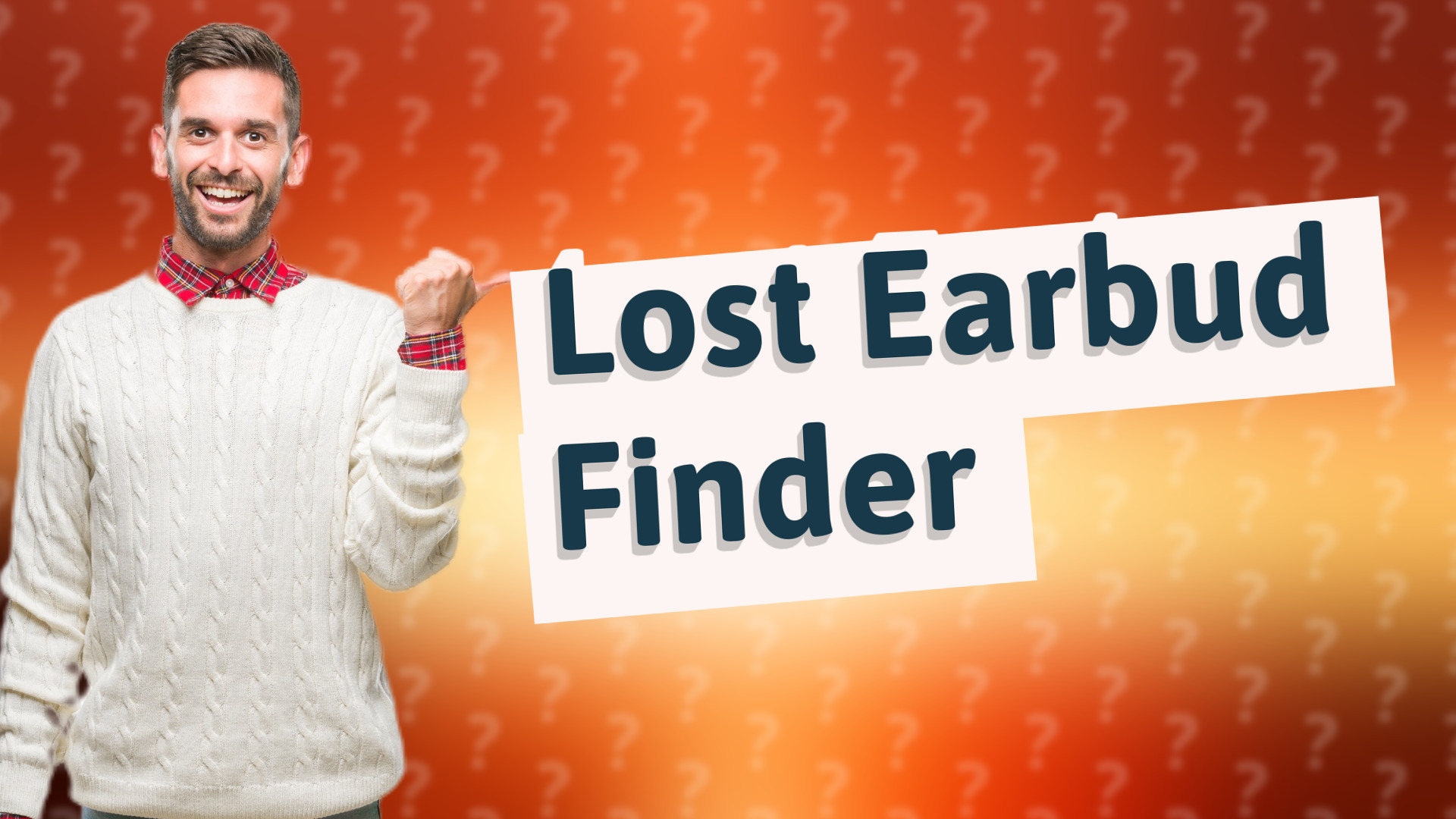 Lost Earbud Finder