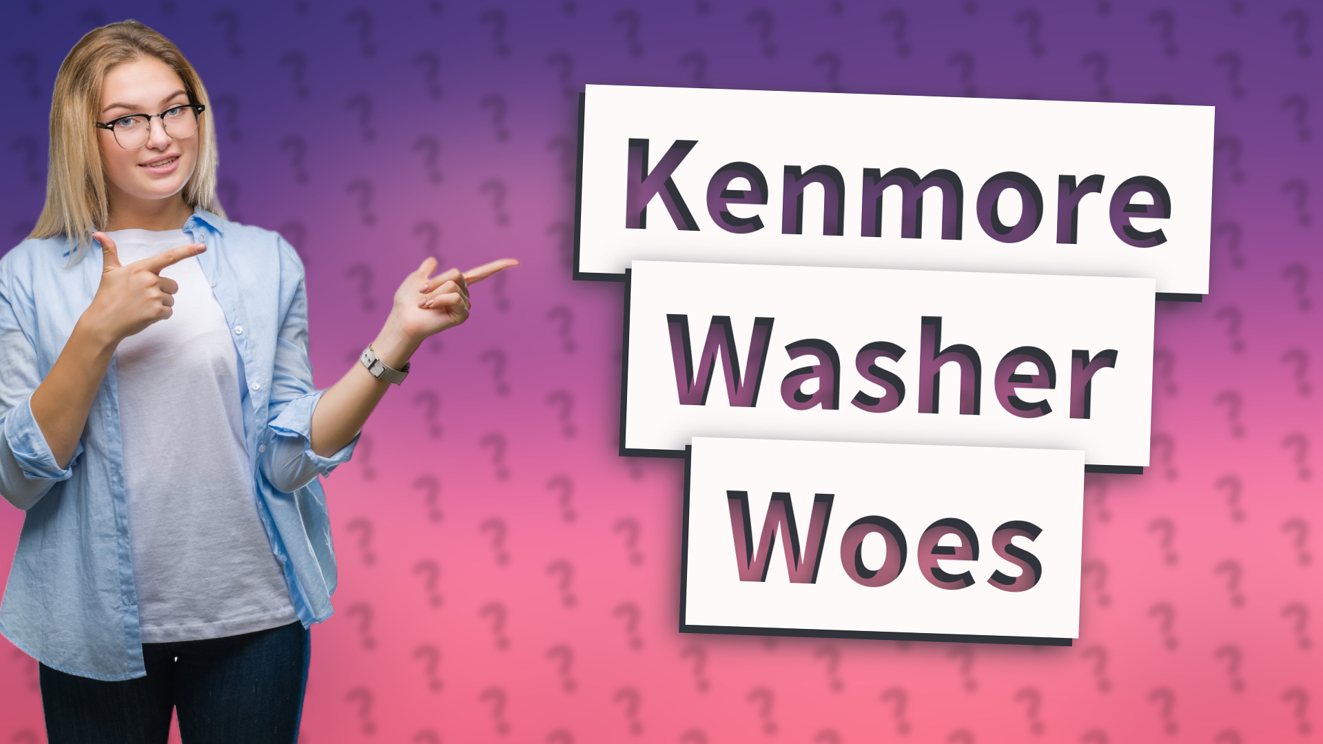 Kenmore Washer Woes