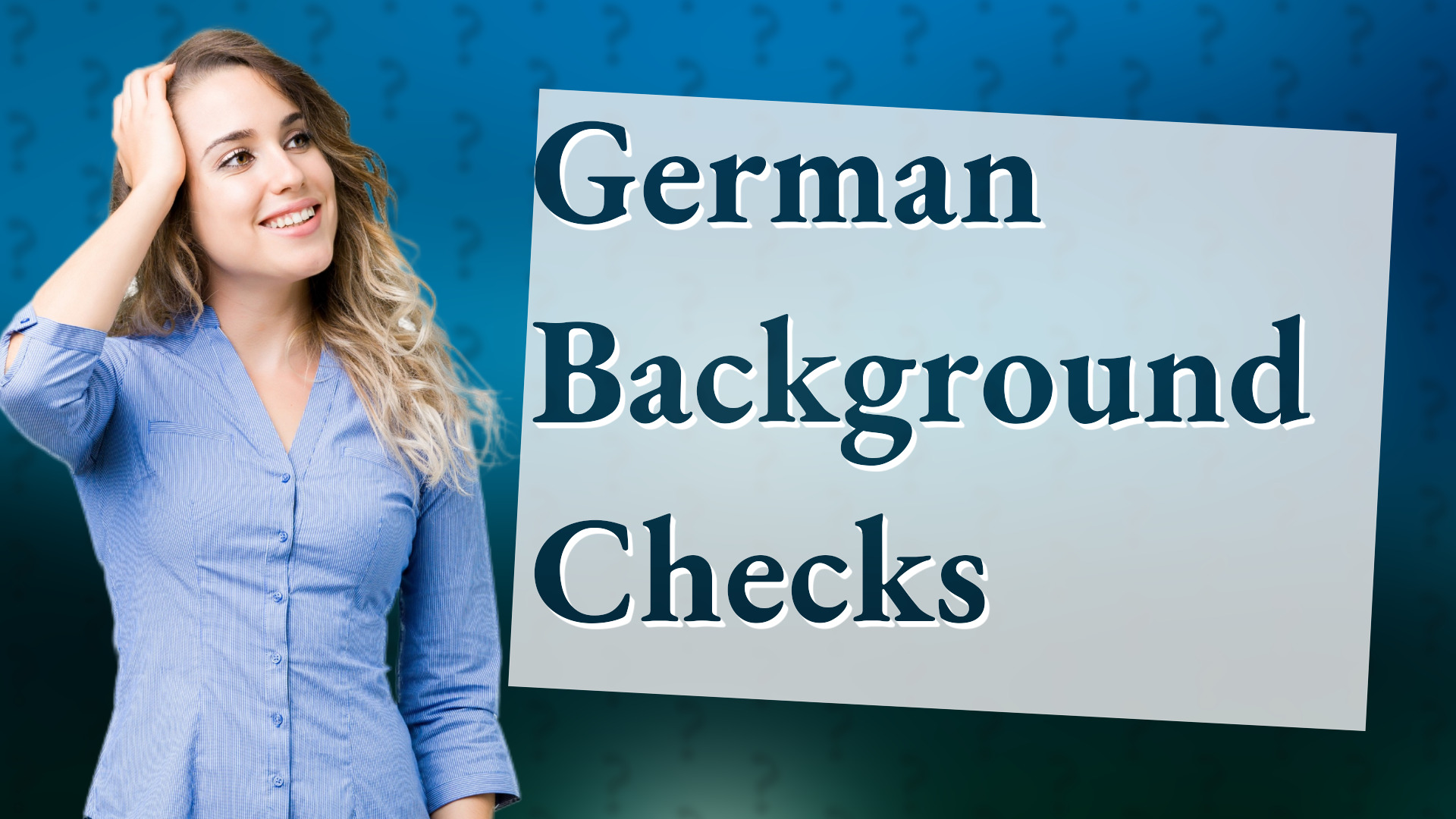 German Background Checks