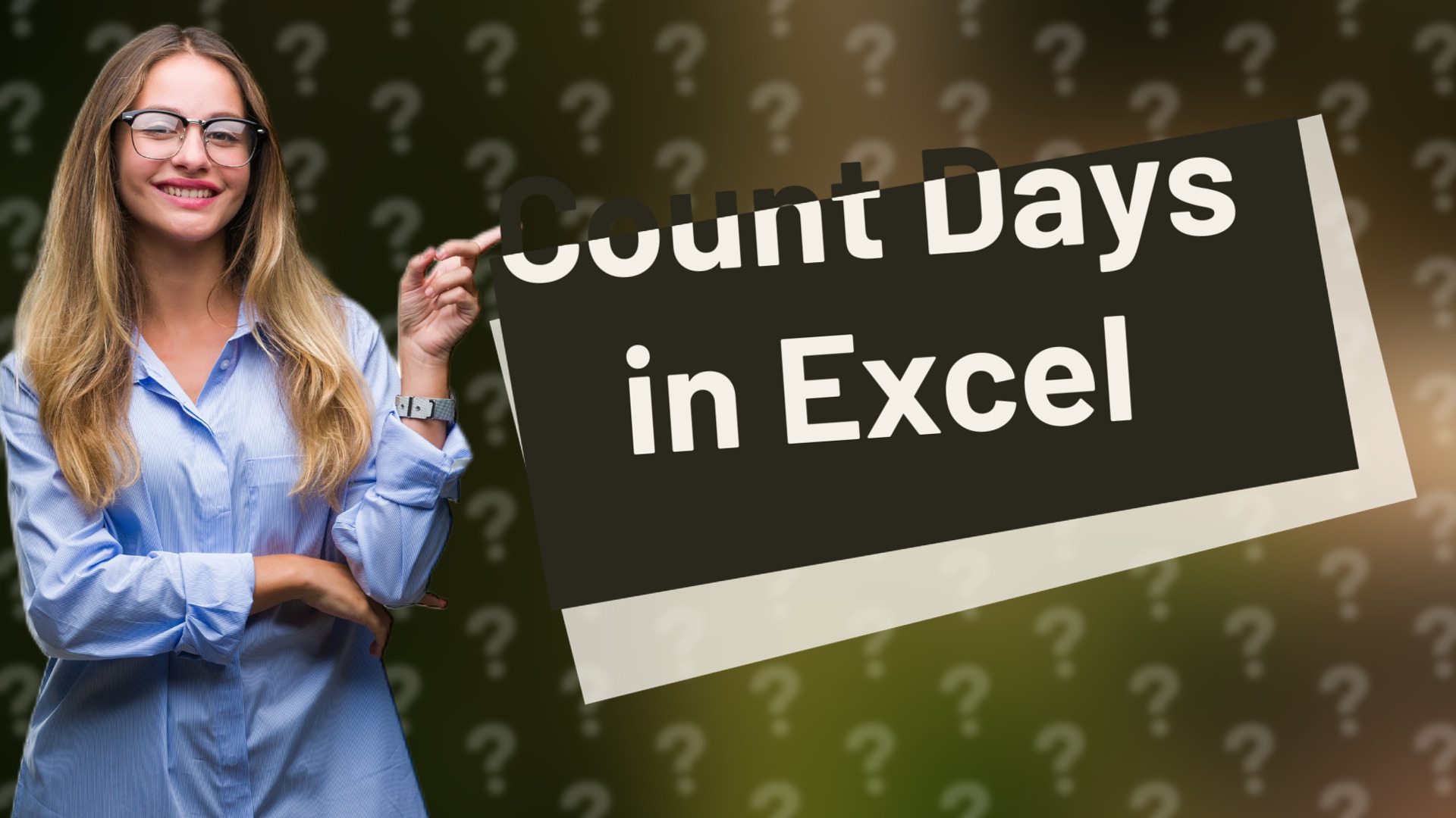 Count Days in Excel