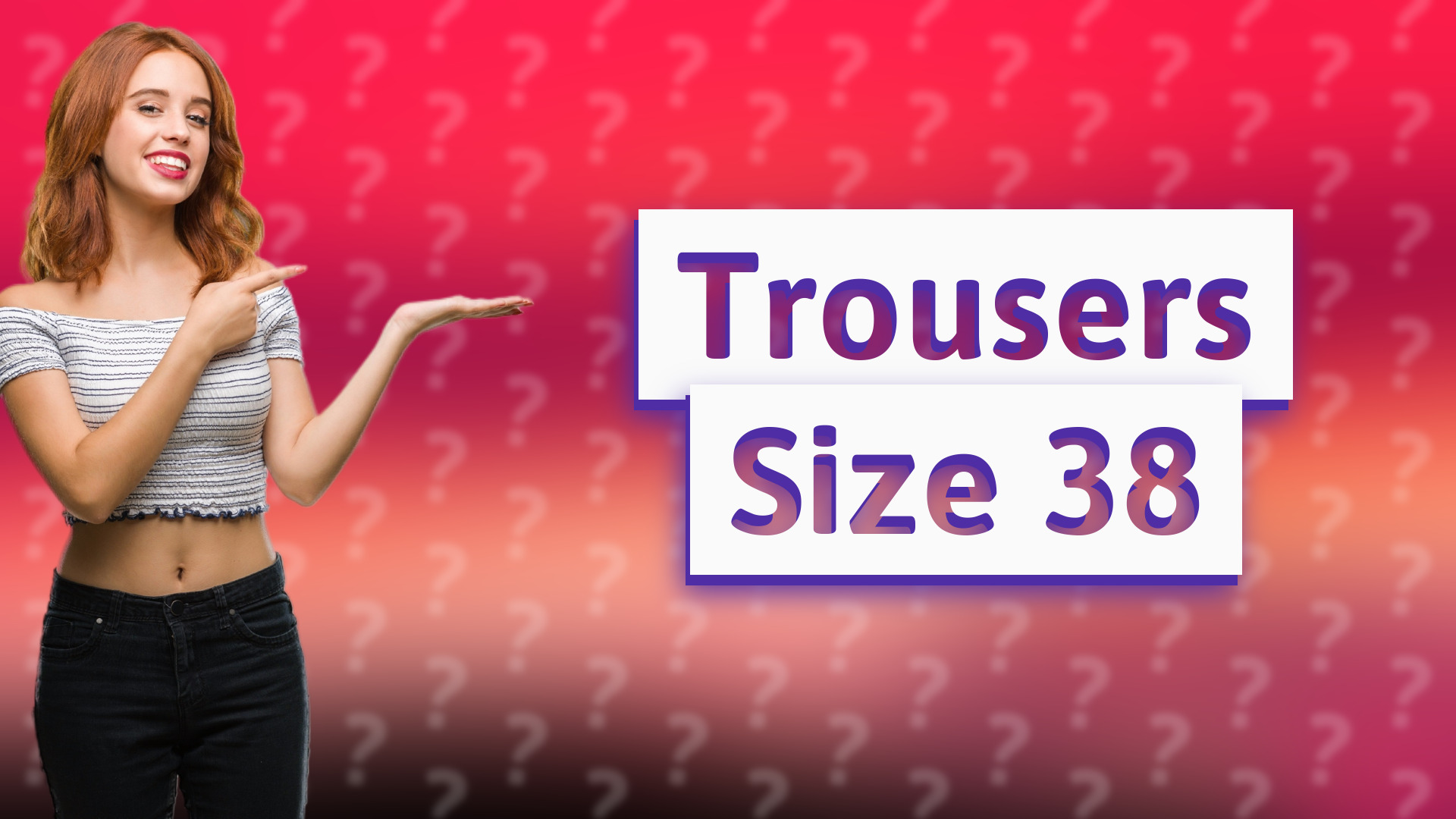 Trousers Size 38