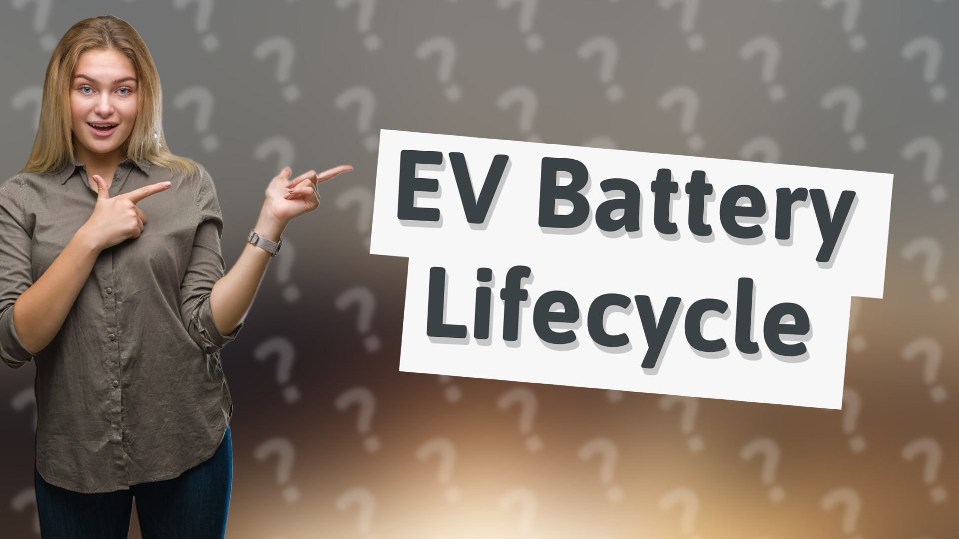 EV Battery Lifecycle