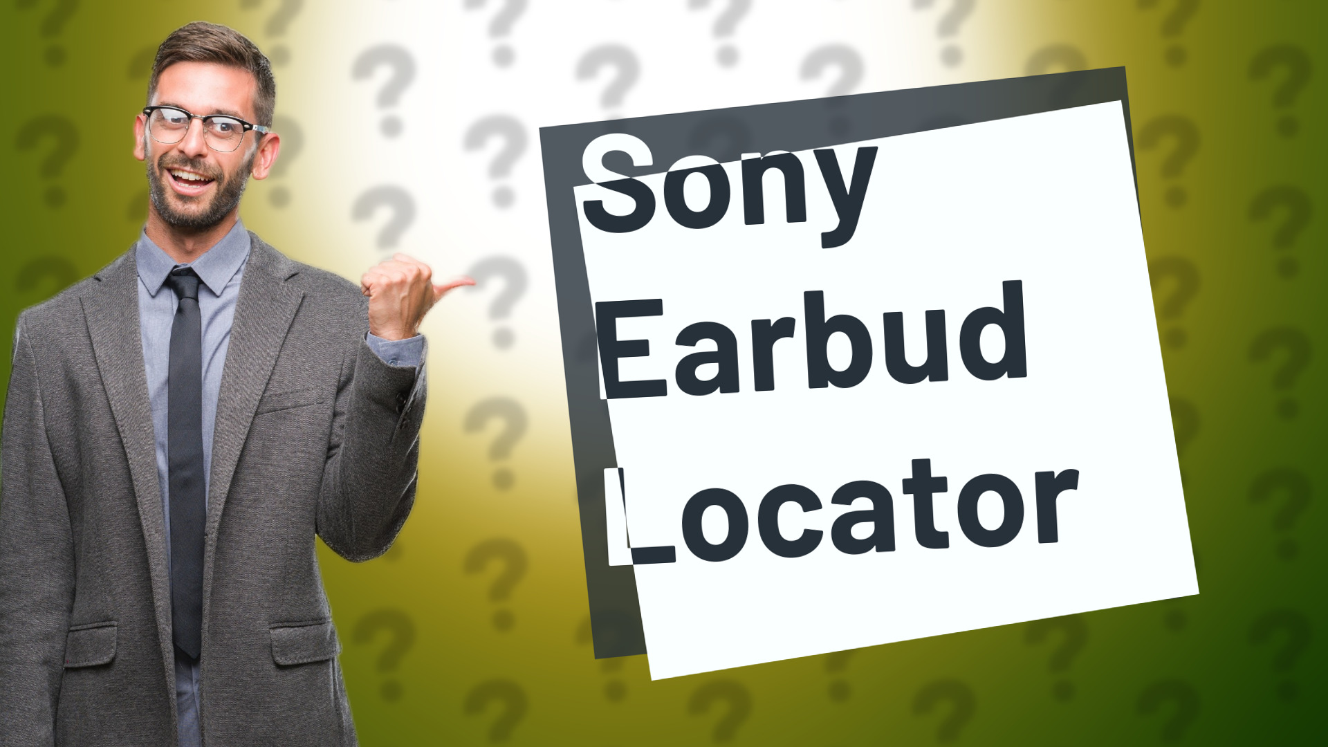 Sony Earbud Locator