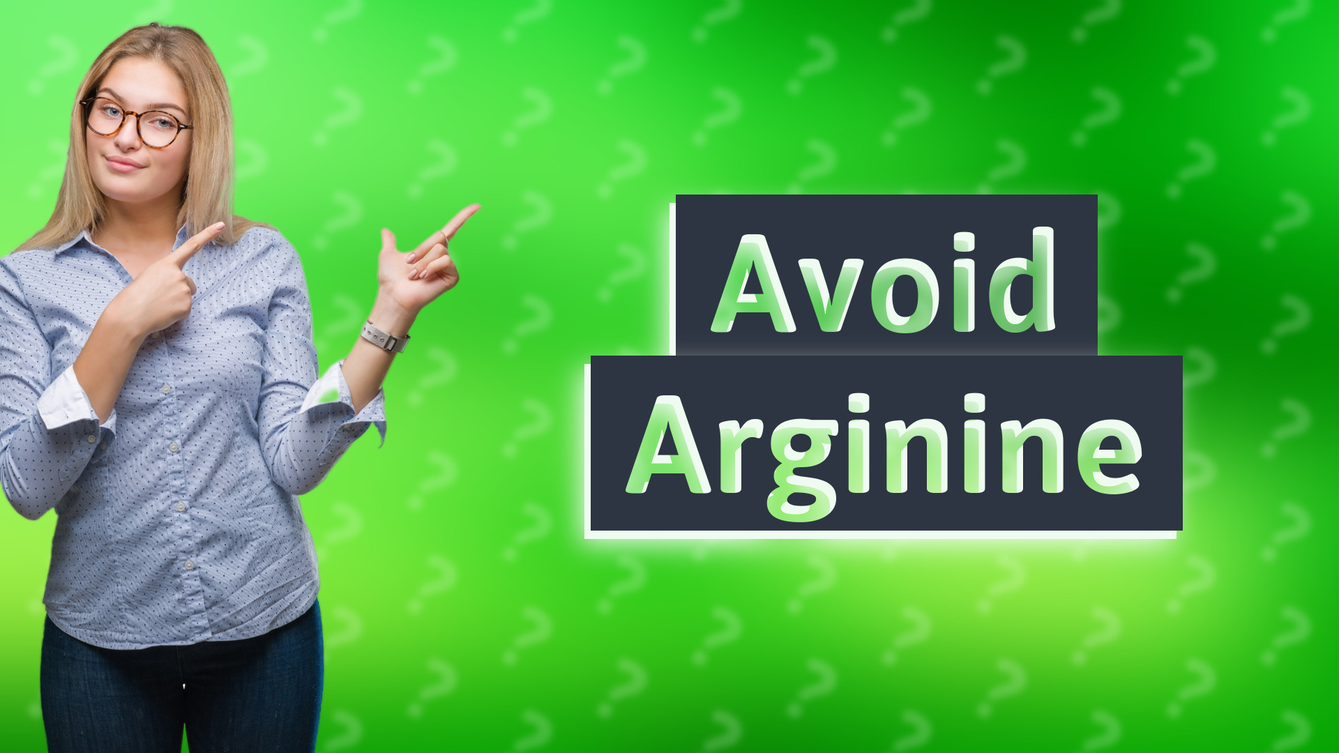 Avoid Arginine