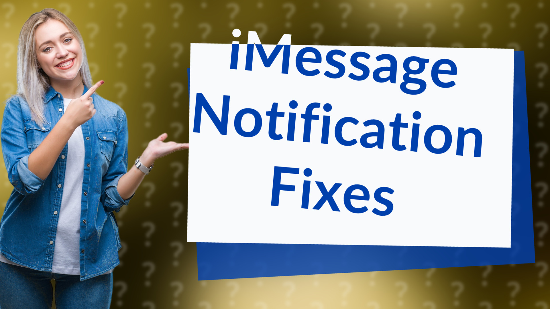 iMessage Notification Fixes
