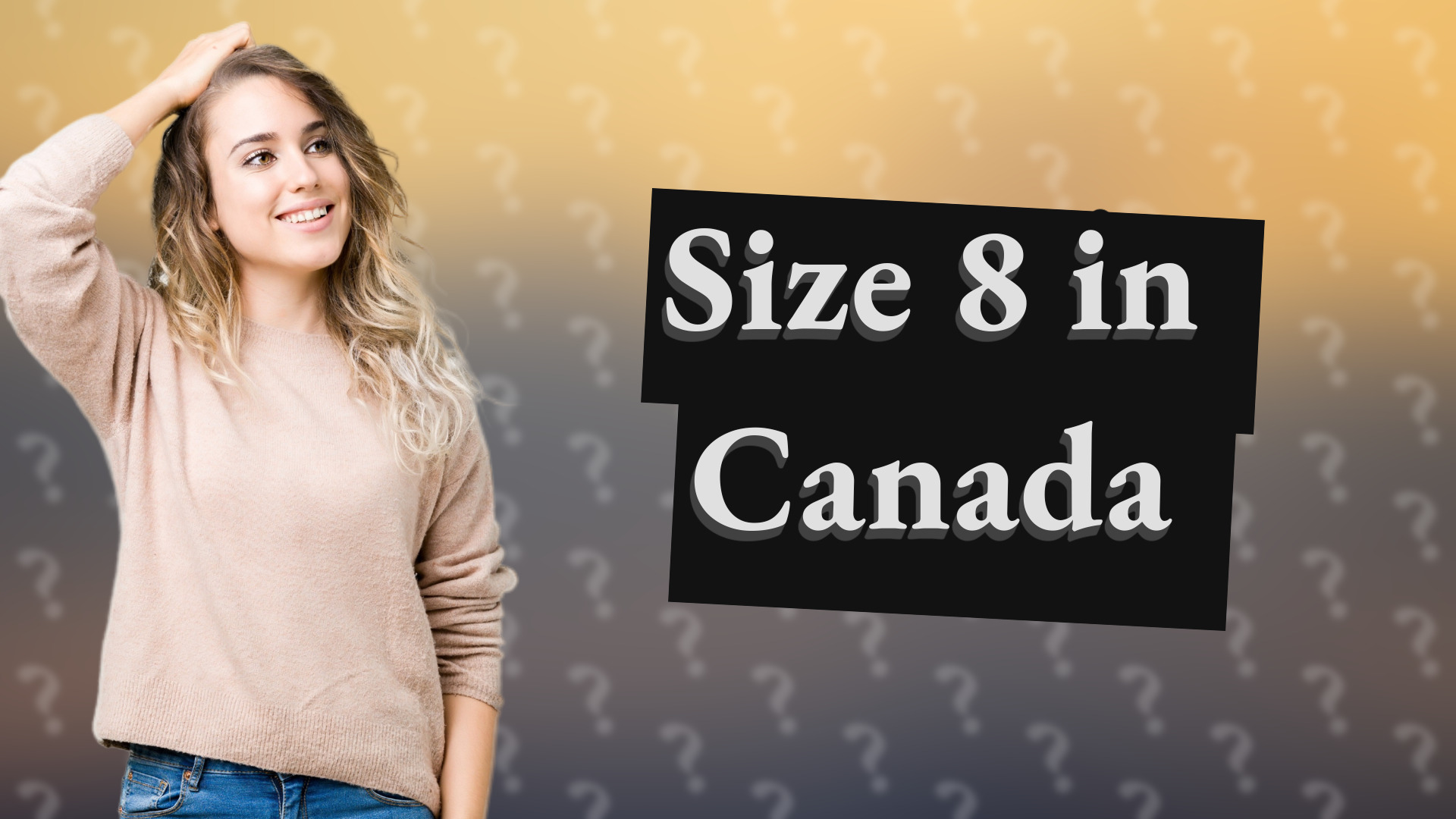 Size 8 in Canada