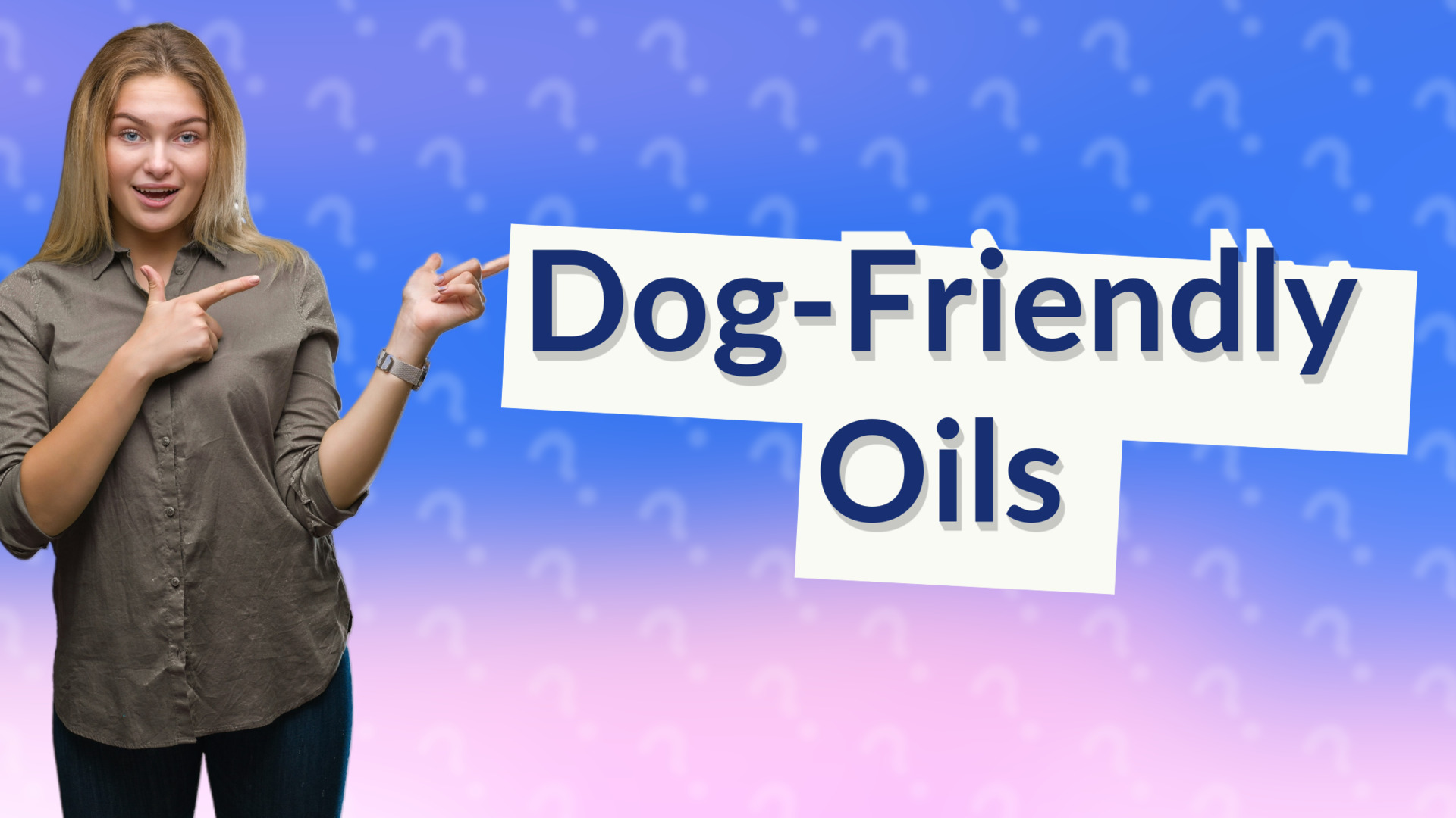 Dog-Friendly Oils