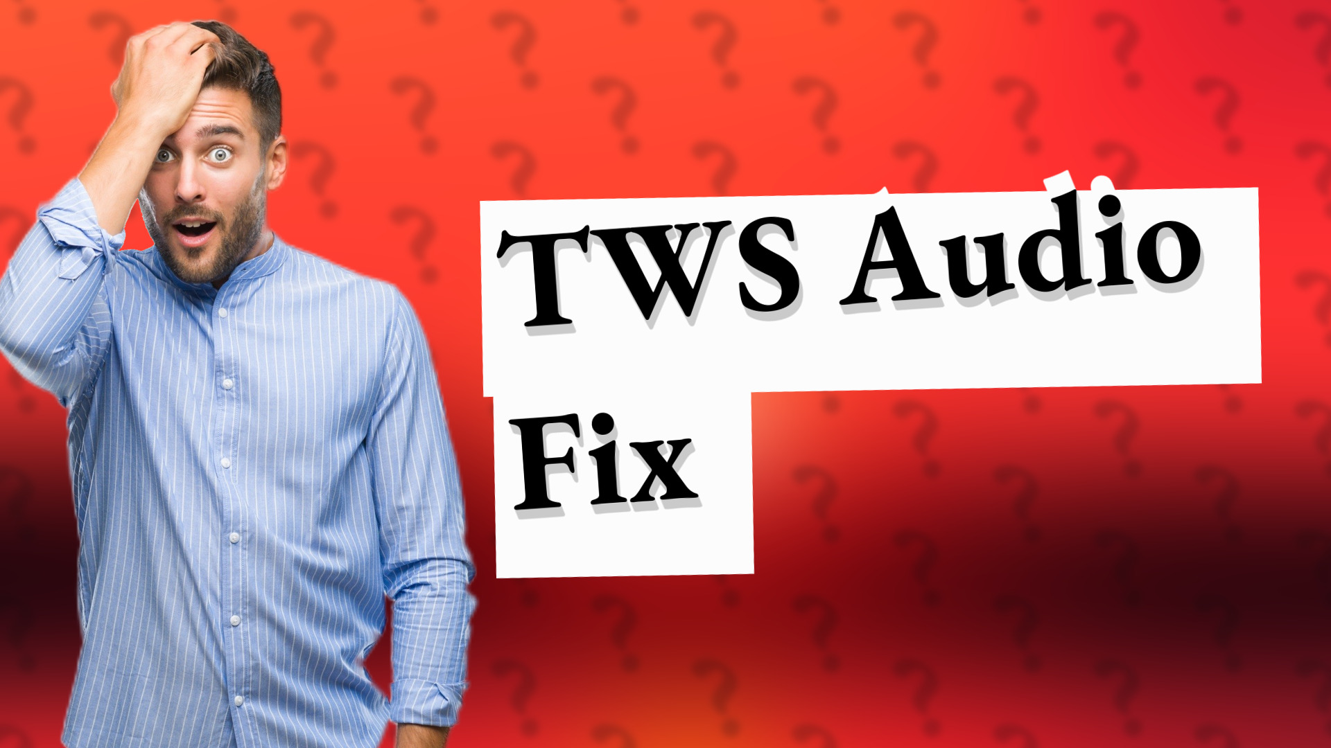 TWS Audio Fix